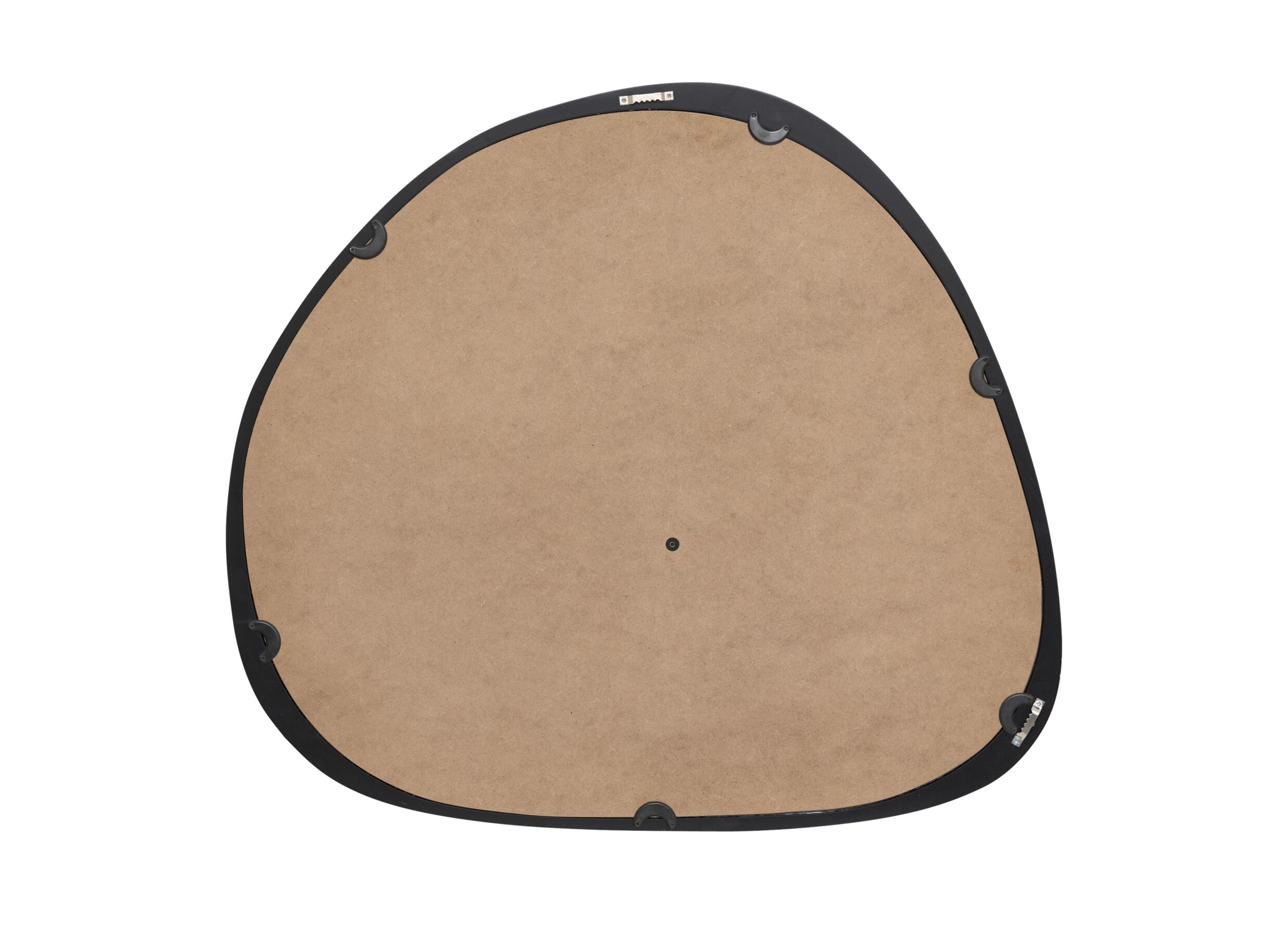 Aperçu - Miroir Wayne 63x57cm - MDF/verre - noir