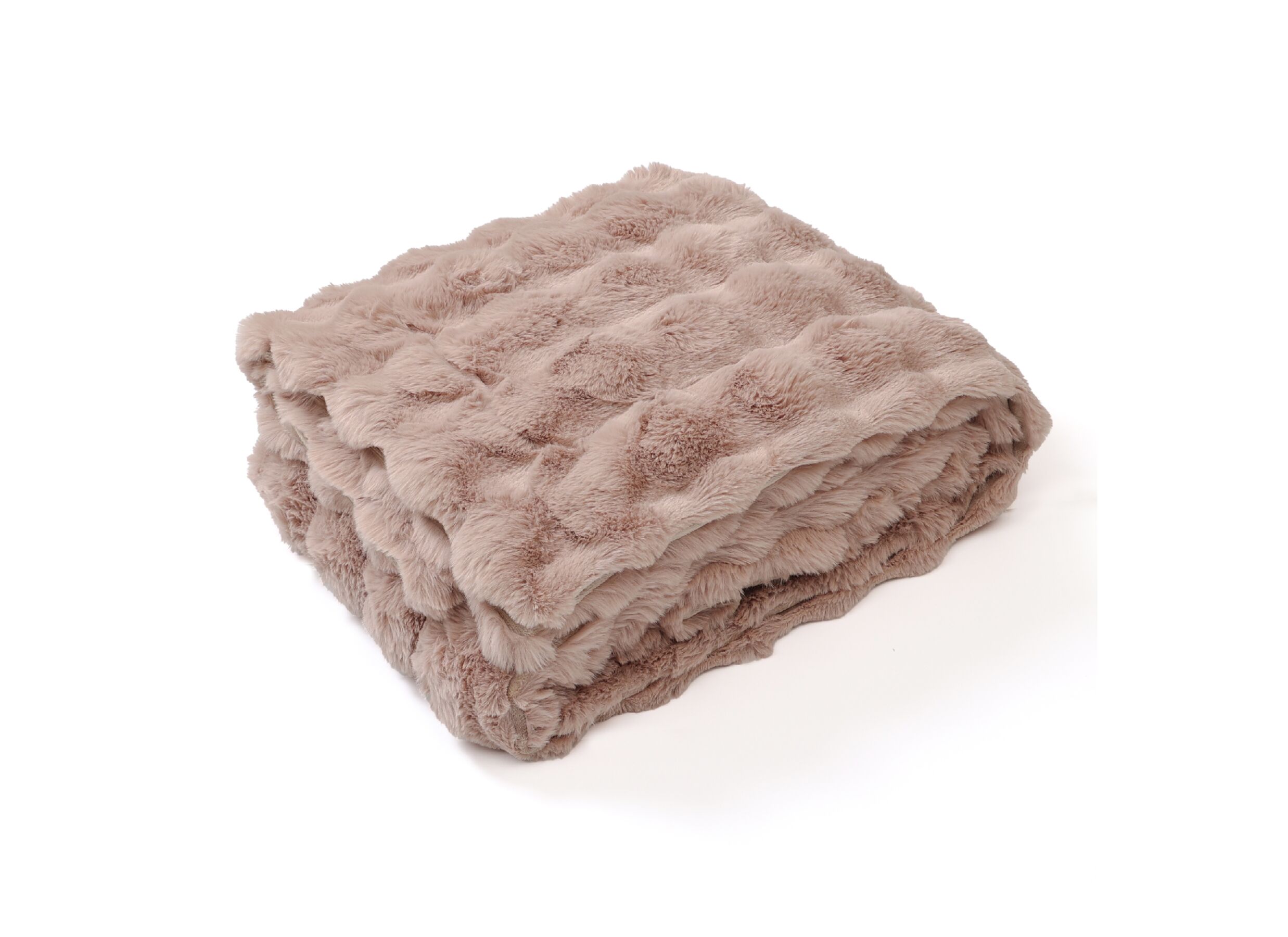 Plaid Bilbao 220x240cm - microvezel - poudre - Plaid Bilbao 220x240cm - microvezel - poudre