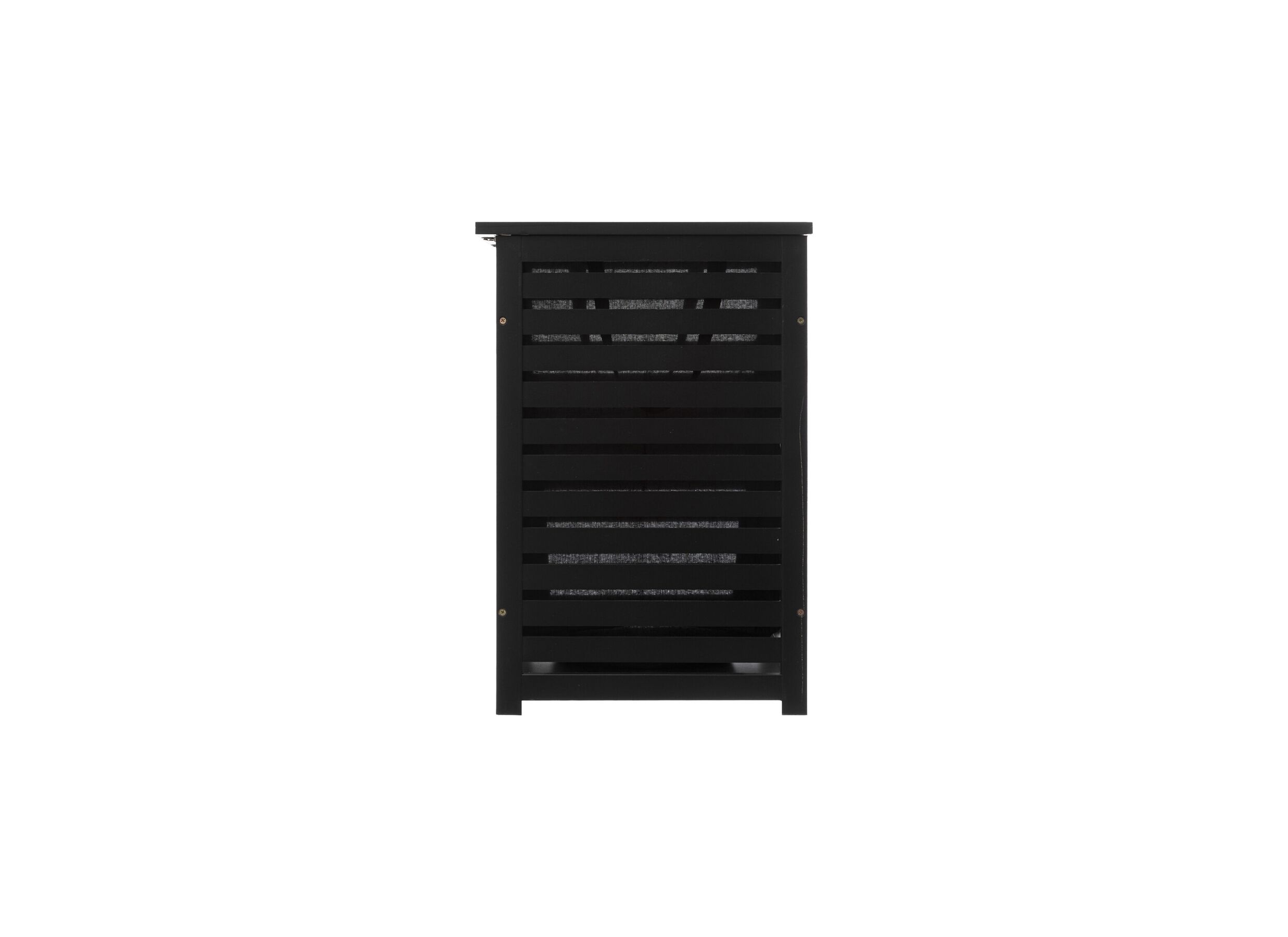 Linnenmand 40x38x58cm zwart