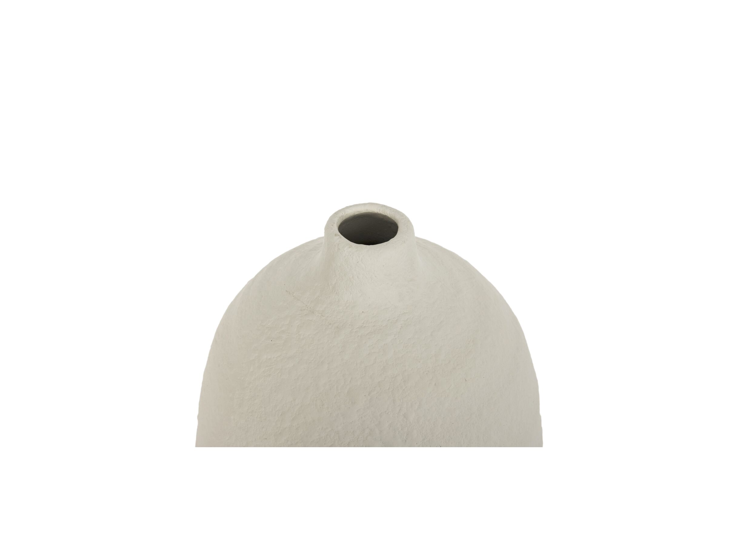 Detail - Vase Herero H47cm - terre cuite - blanc