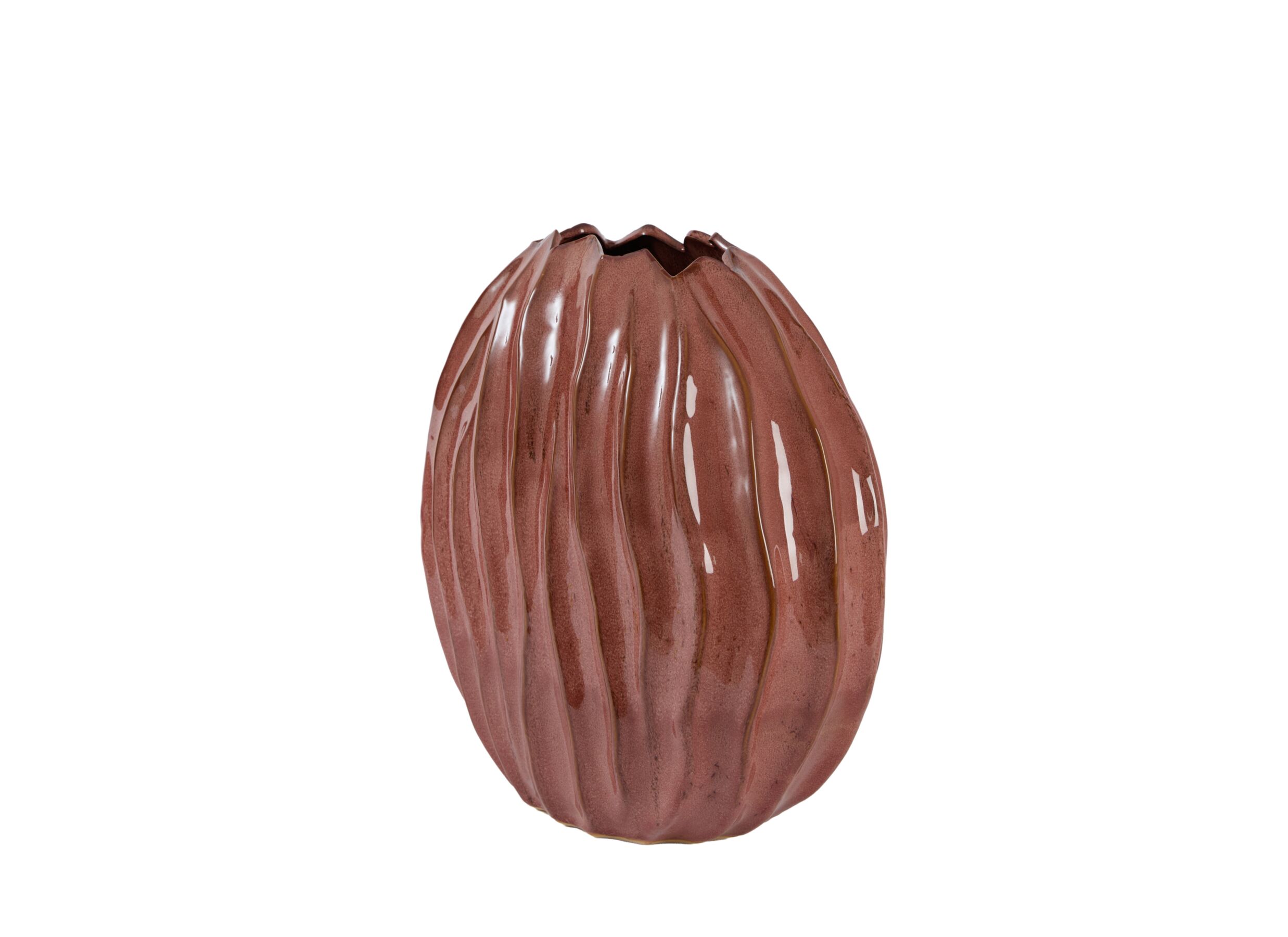 Aperçu - Vase Poduri H42cm - céramique - rose foncé