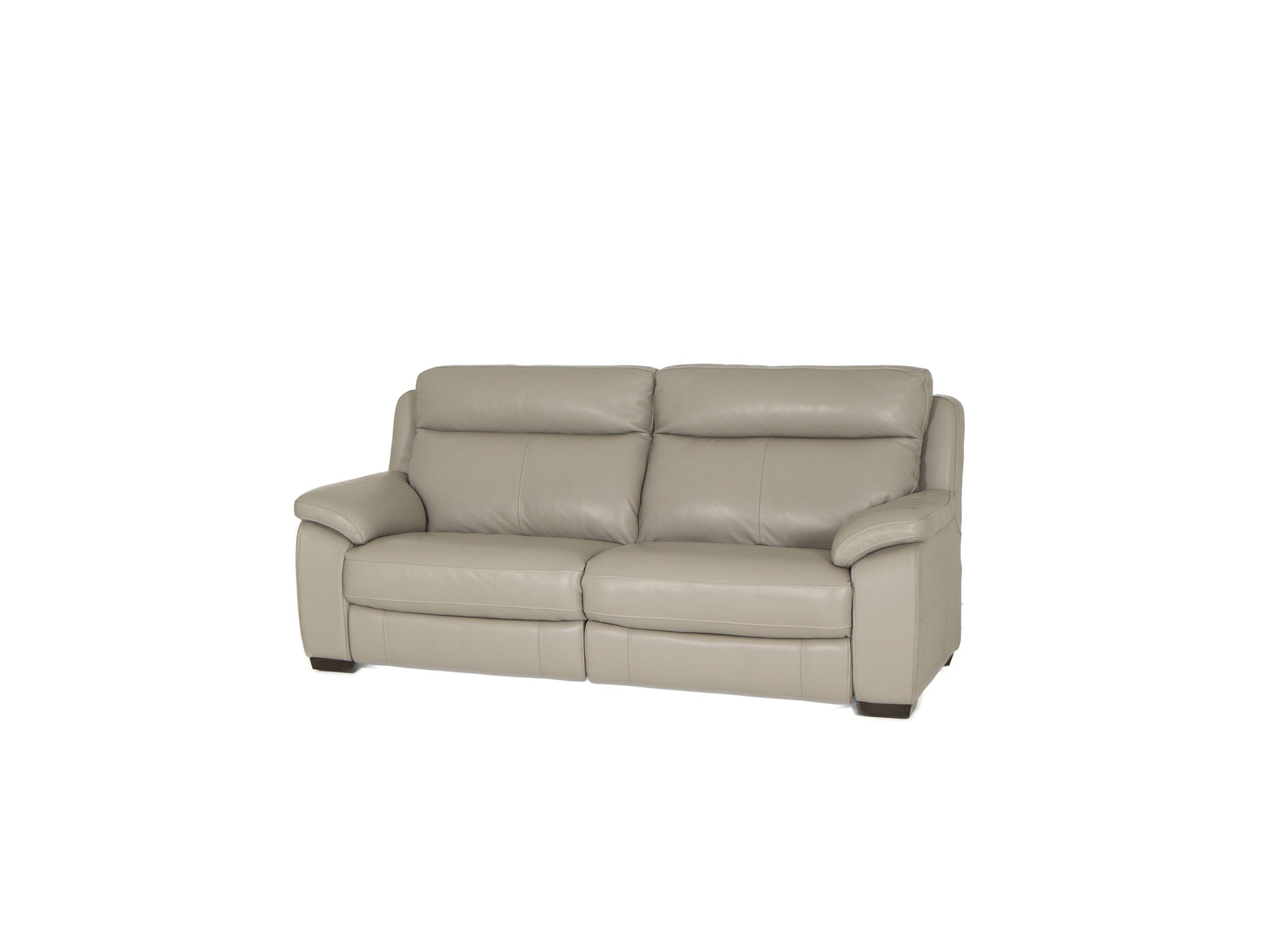 Zetel Mohawk 2 - Canapé Mohawk 2,5 places - cuir - gris