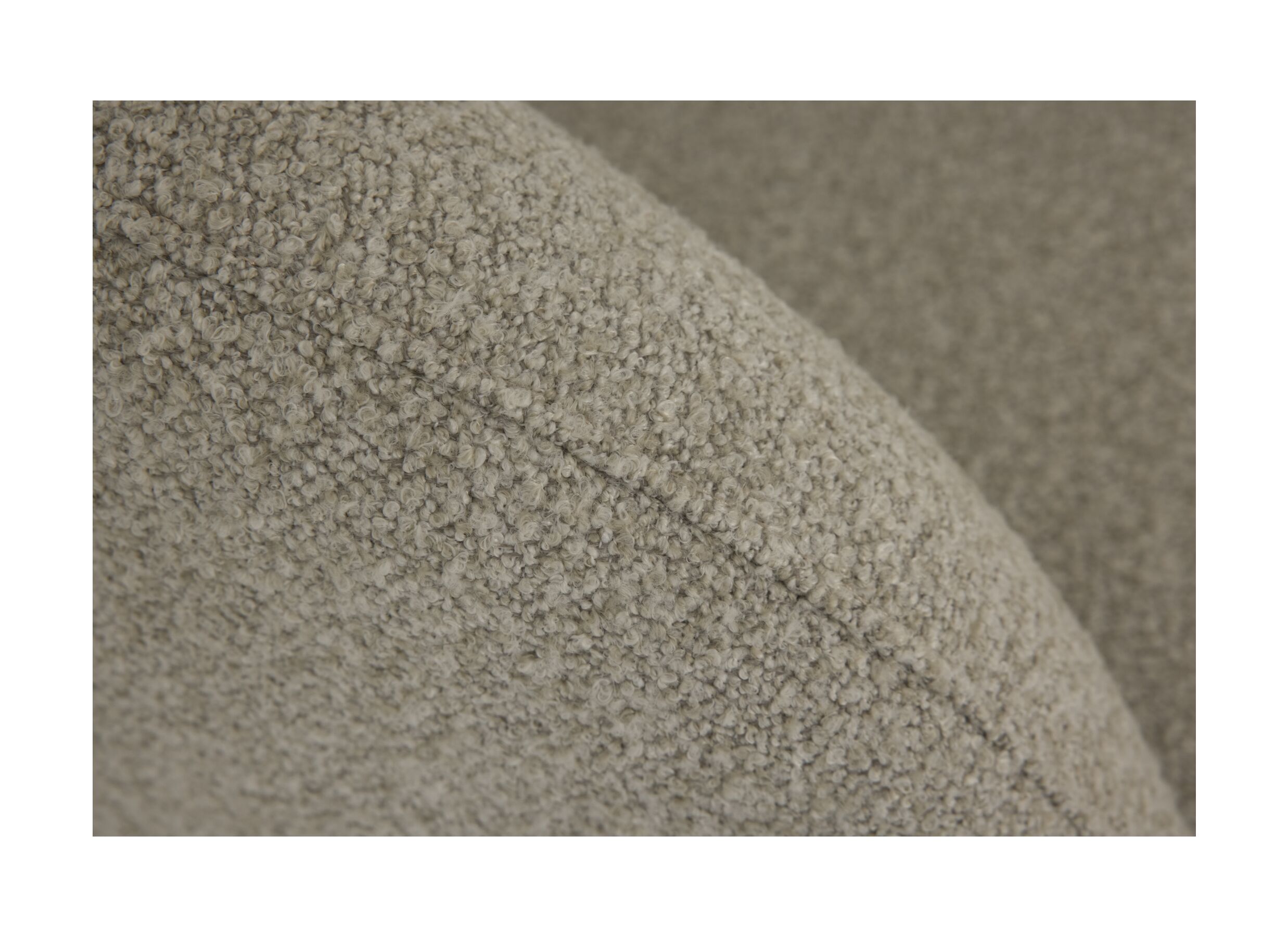 Detail - Canapé d'angle Carre 356x160cm - tissu - beige