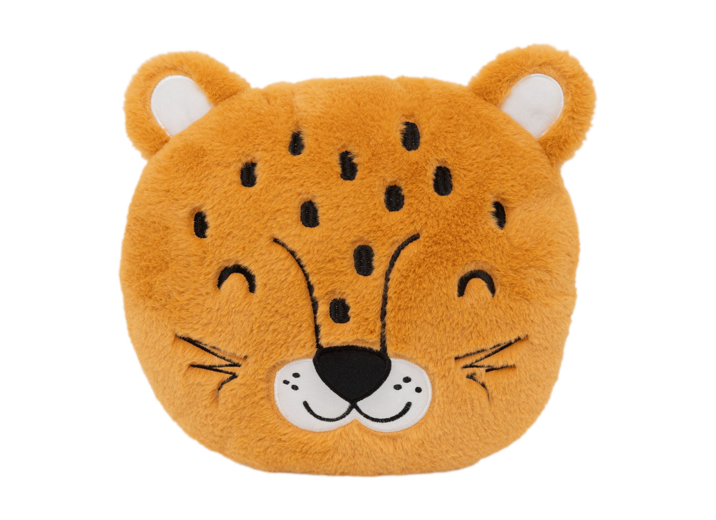 Kussen Luipaard 30x30cm - polyester - oranje - Coussin Léopard 30x30cm - polyester - orange