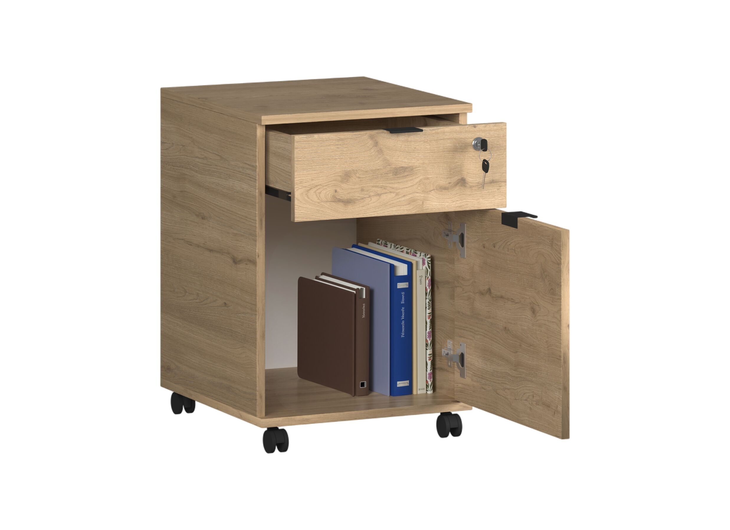Indeling - Ladeblok Merida 41x41x61cm - melamine - florida met slot