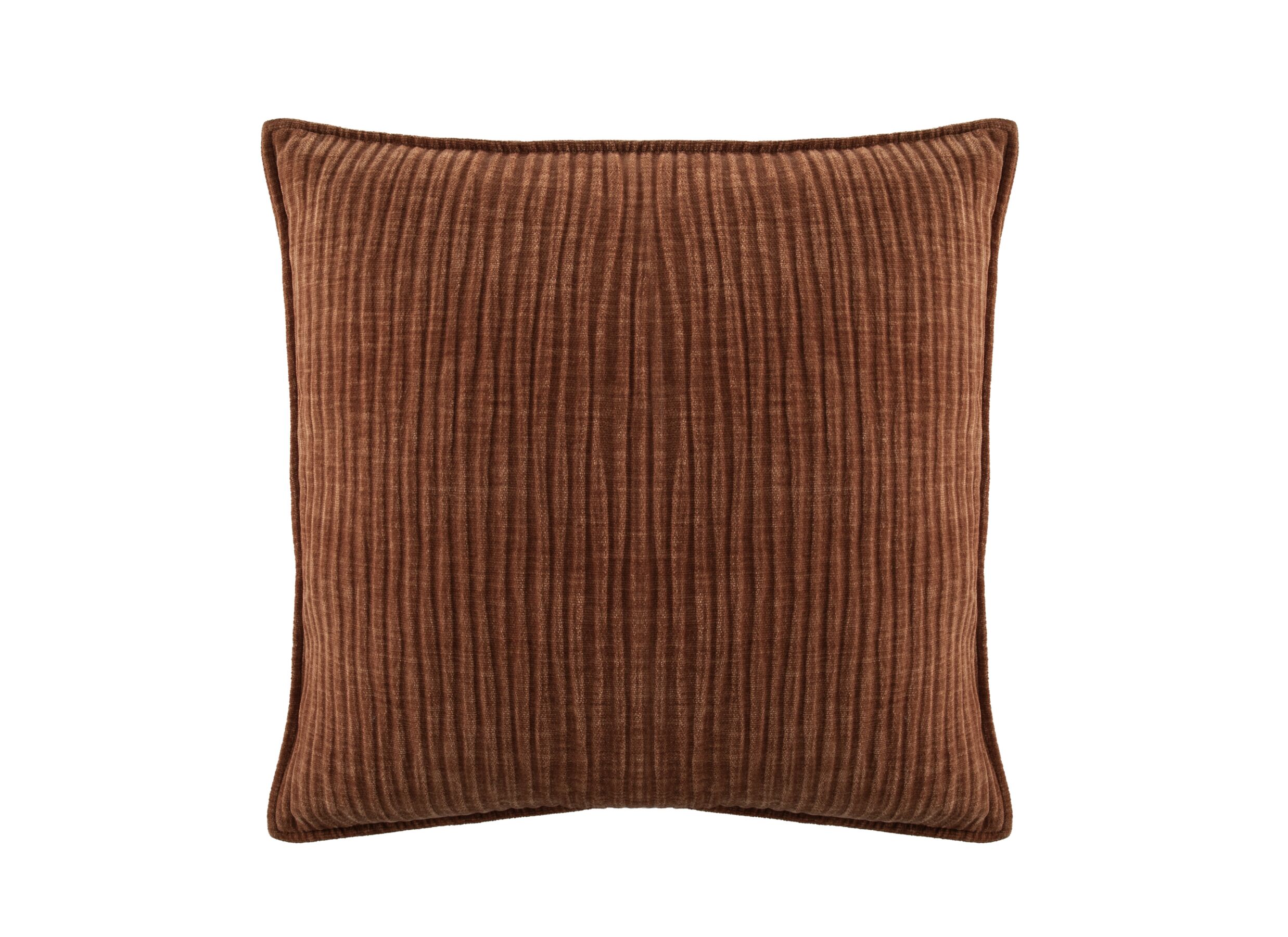 Plus Important - Coussin Juliette 45x45cm - tissu - cognac