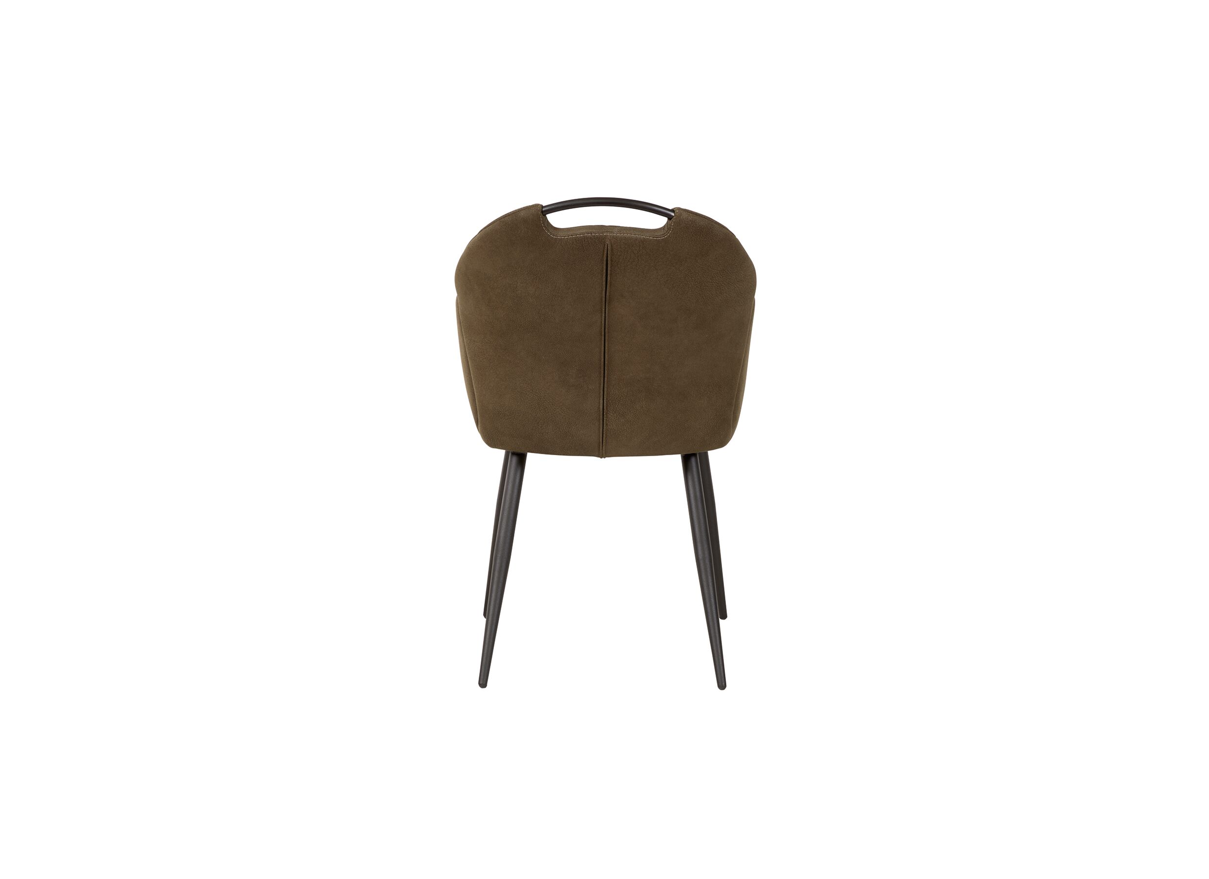 Chaise coque ST2005 55x60x87,5cm - tissu - vert mousse