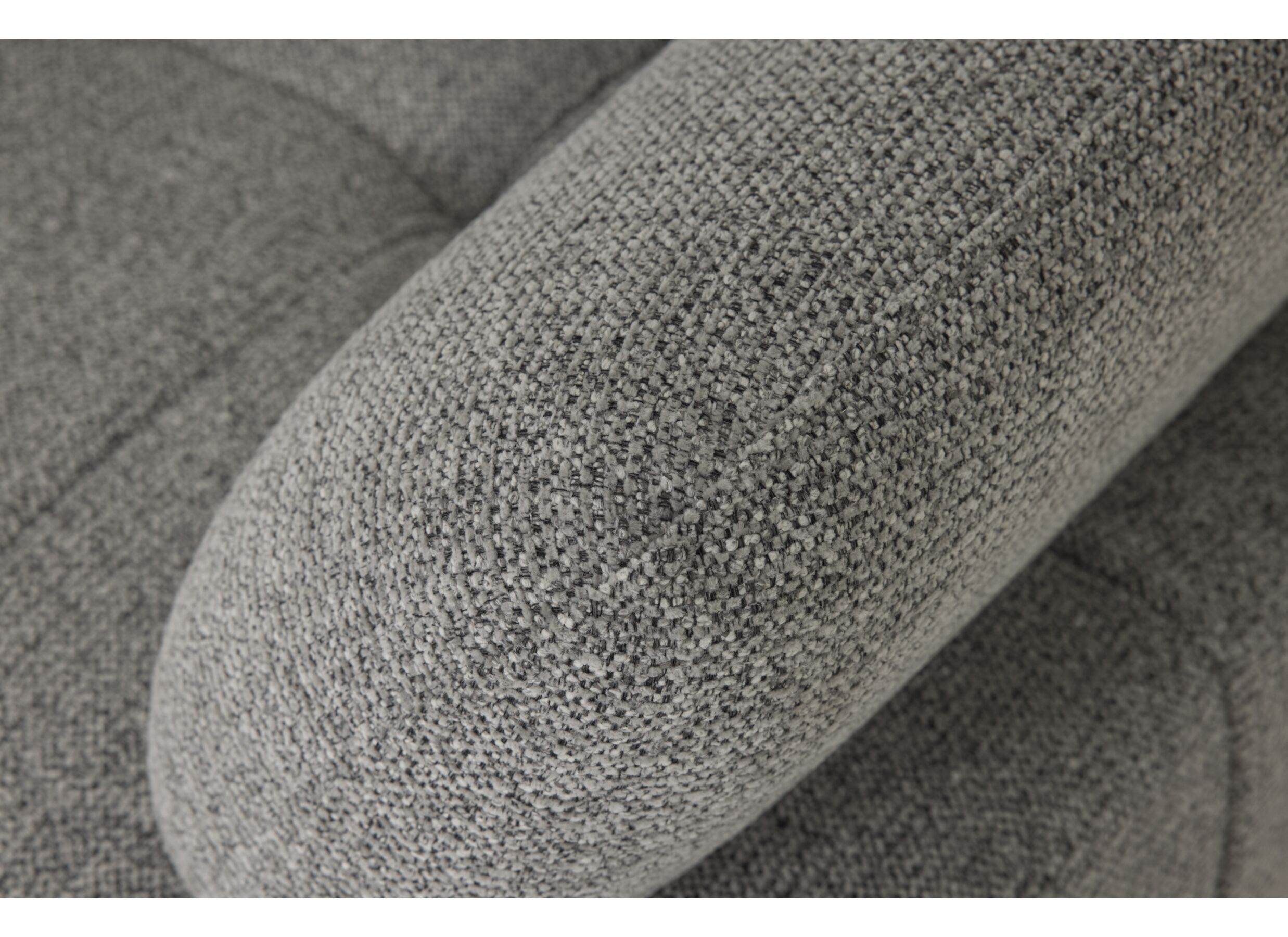 Detail - Canapé d'angle Hedda 283x188cm - tissu - gris foncé