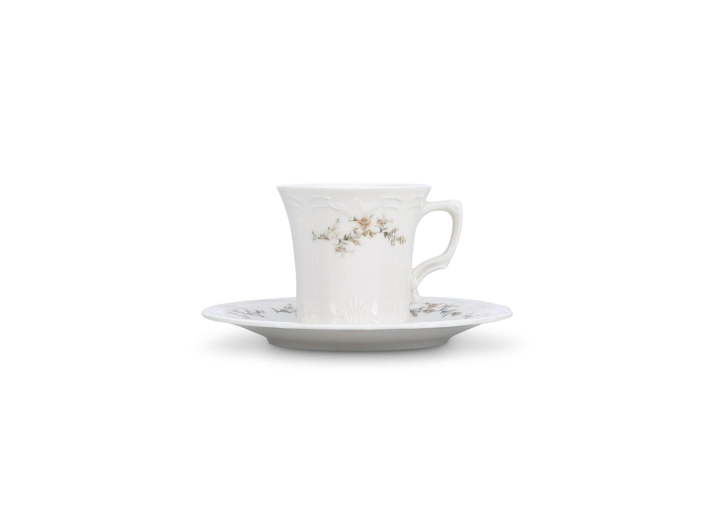 Aperçu - Tasse à café Retro 20cl - porcelaine - blanc
