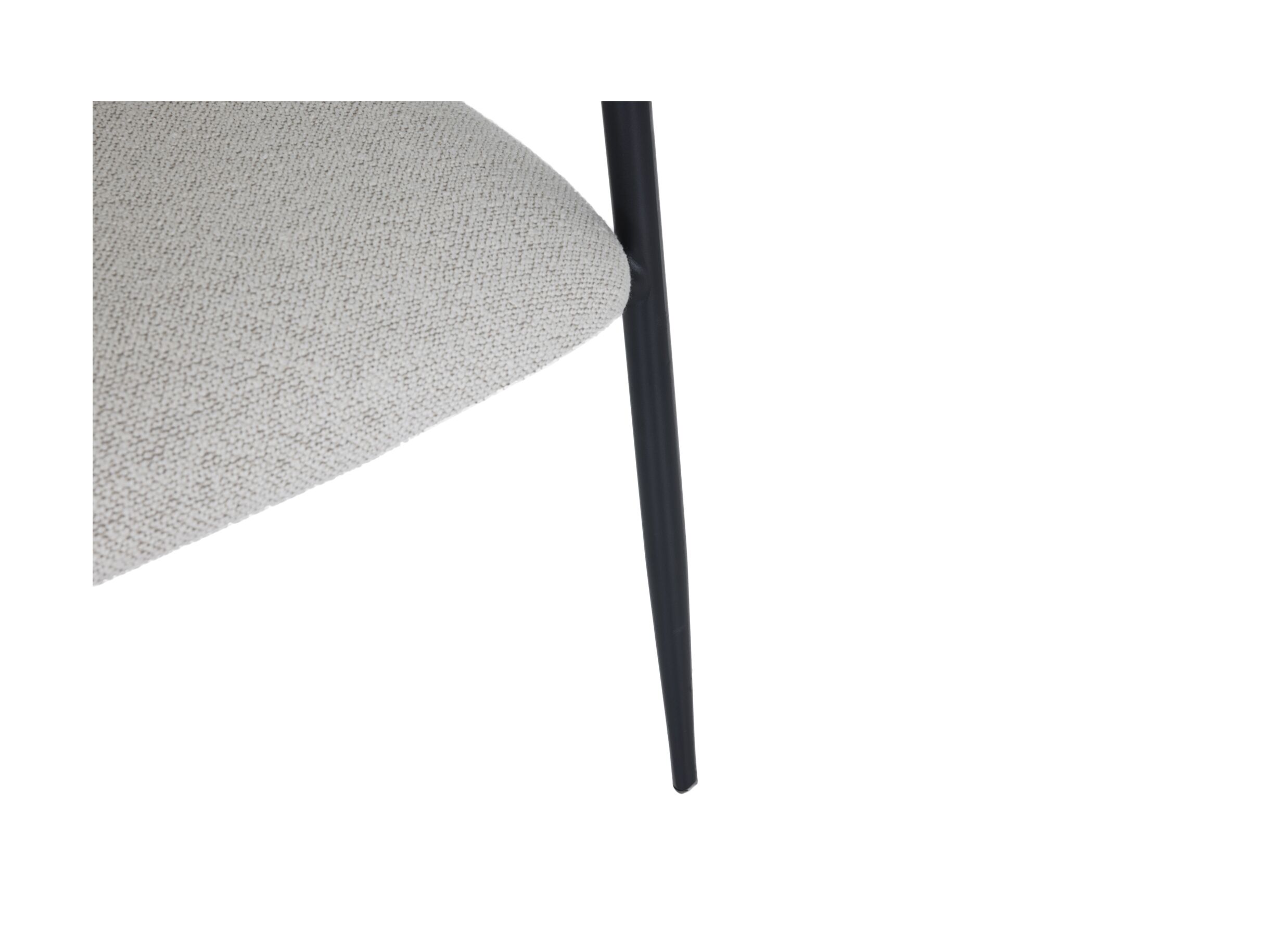 Detailfoto - Stoel Guess 56x56x75cm - stof - wit