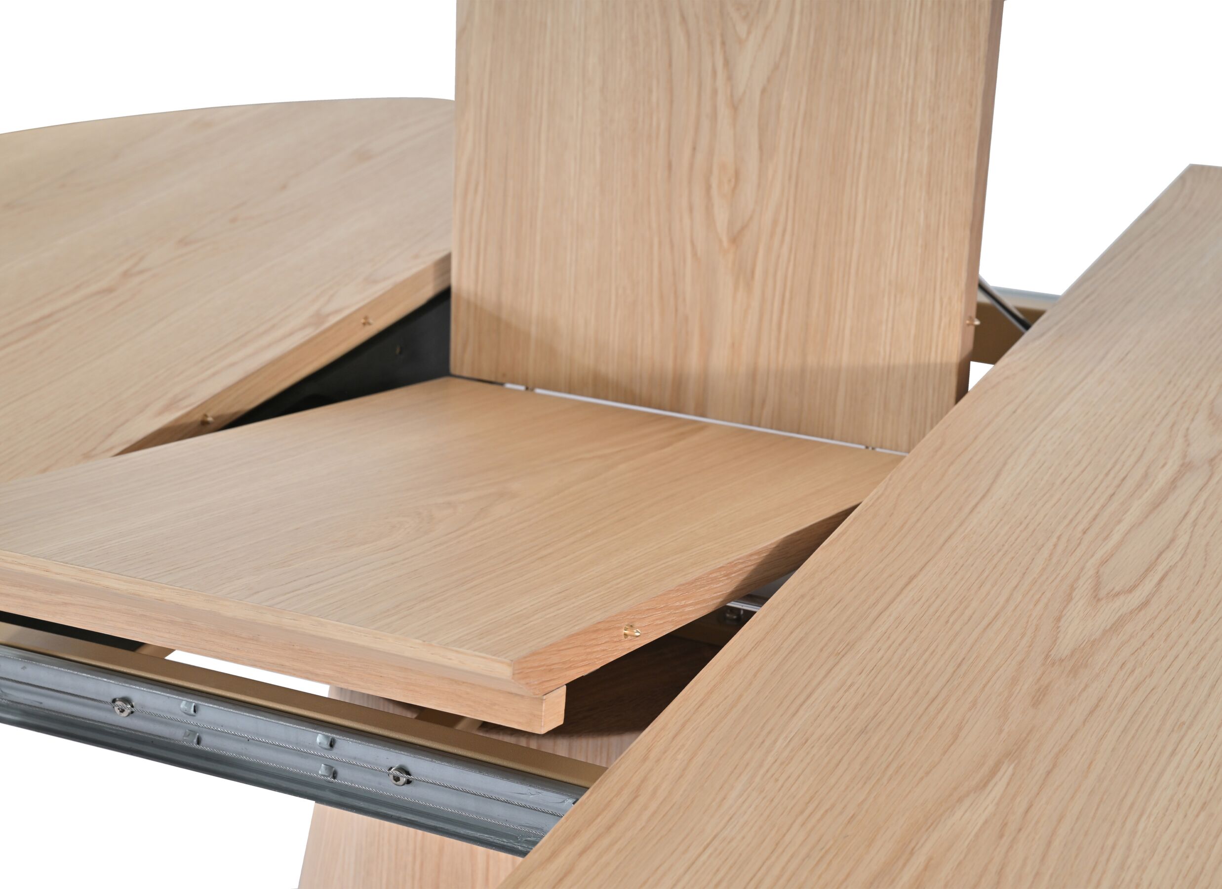 Detailfoto - Ronde tafel Flaminia 120/160x120cm - decor - naturel