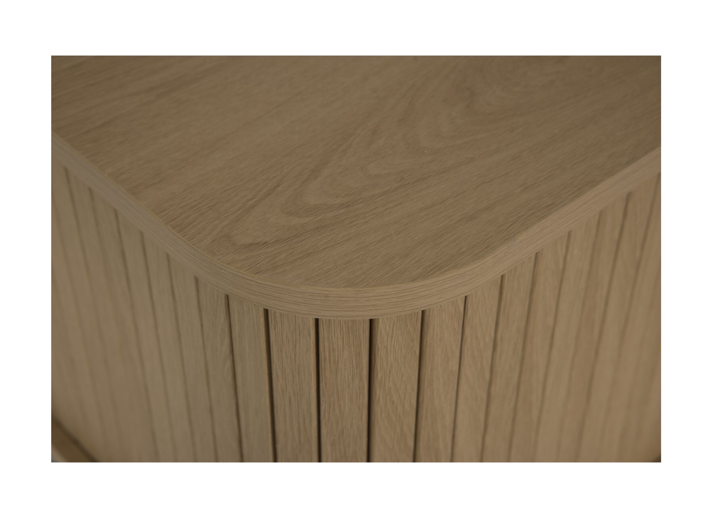 Detail - Meuble TV Kajsa 56B 160x40x45cm - mélamine - chêne