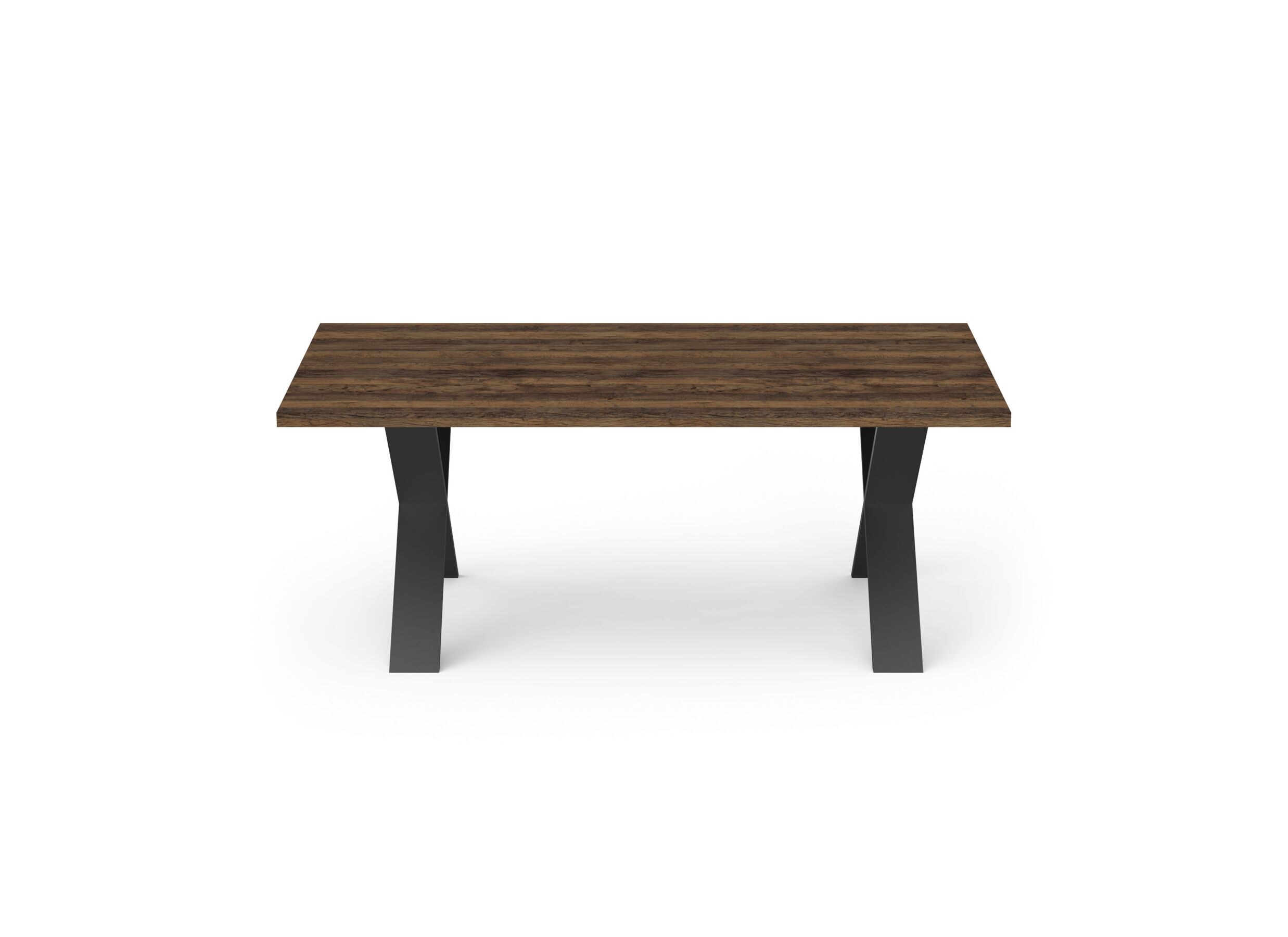 Aperçu - Table Monaco 180x90cm - panneau de particules - saloon chêne