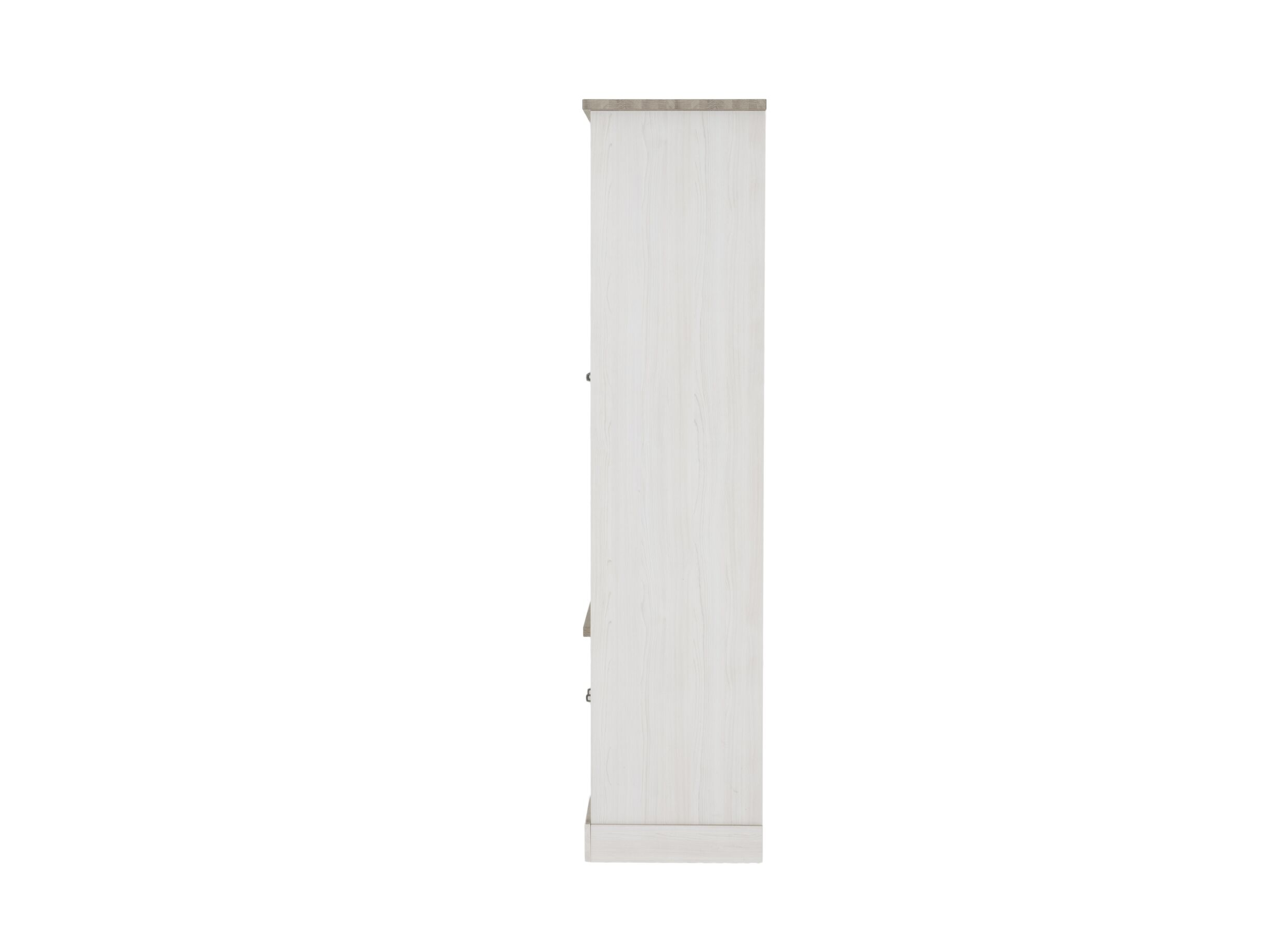 Overzichtsfoto - Vitrinekast 122cm - decor - lariks/bruine eik