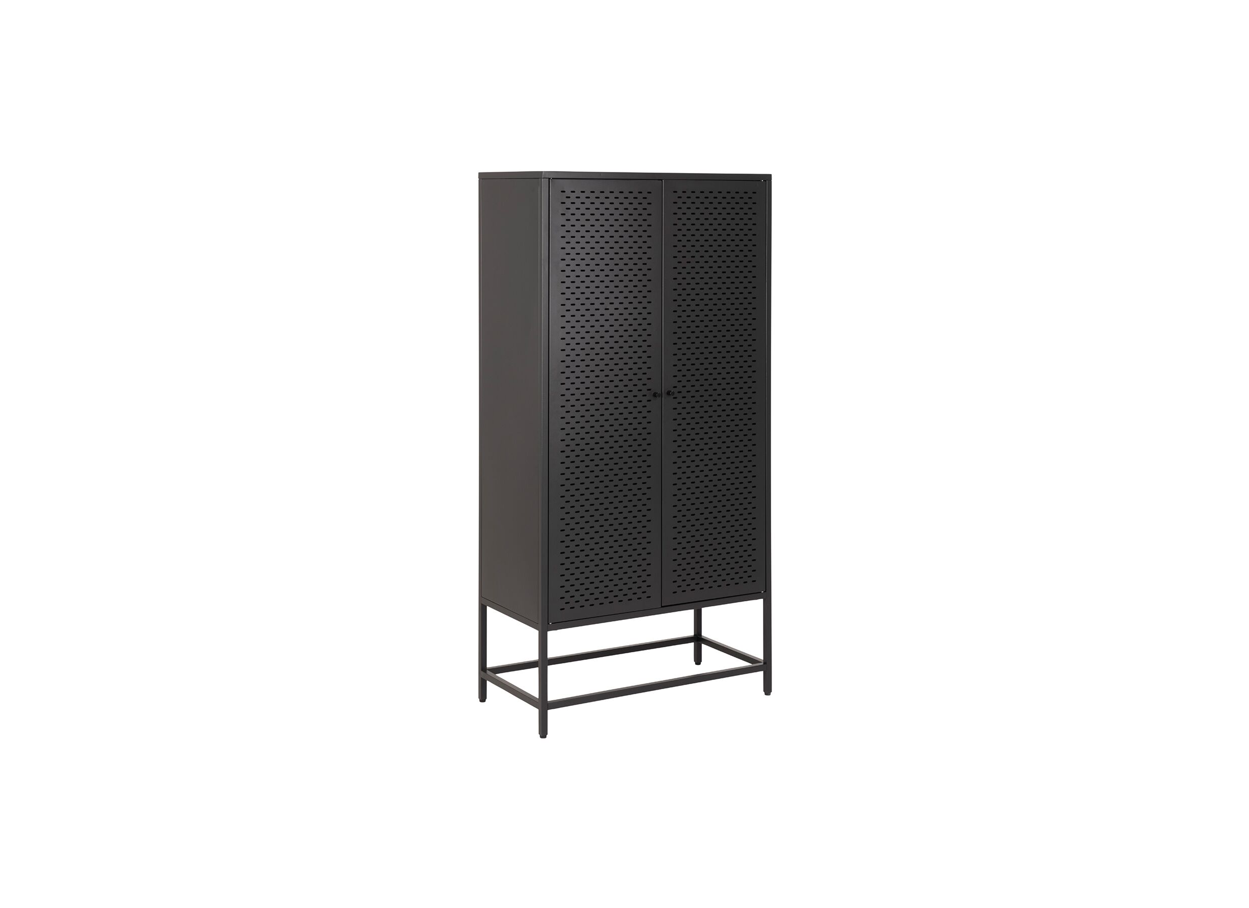 Commode 80x40x160cm - metaal - zwart - Commode 80x40x160cm - métal - noir
