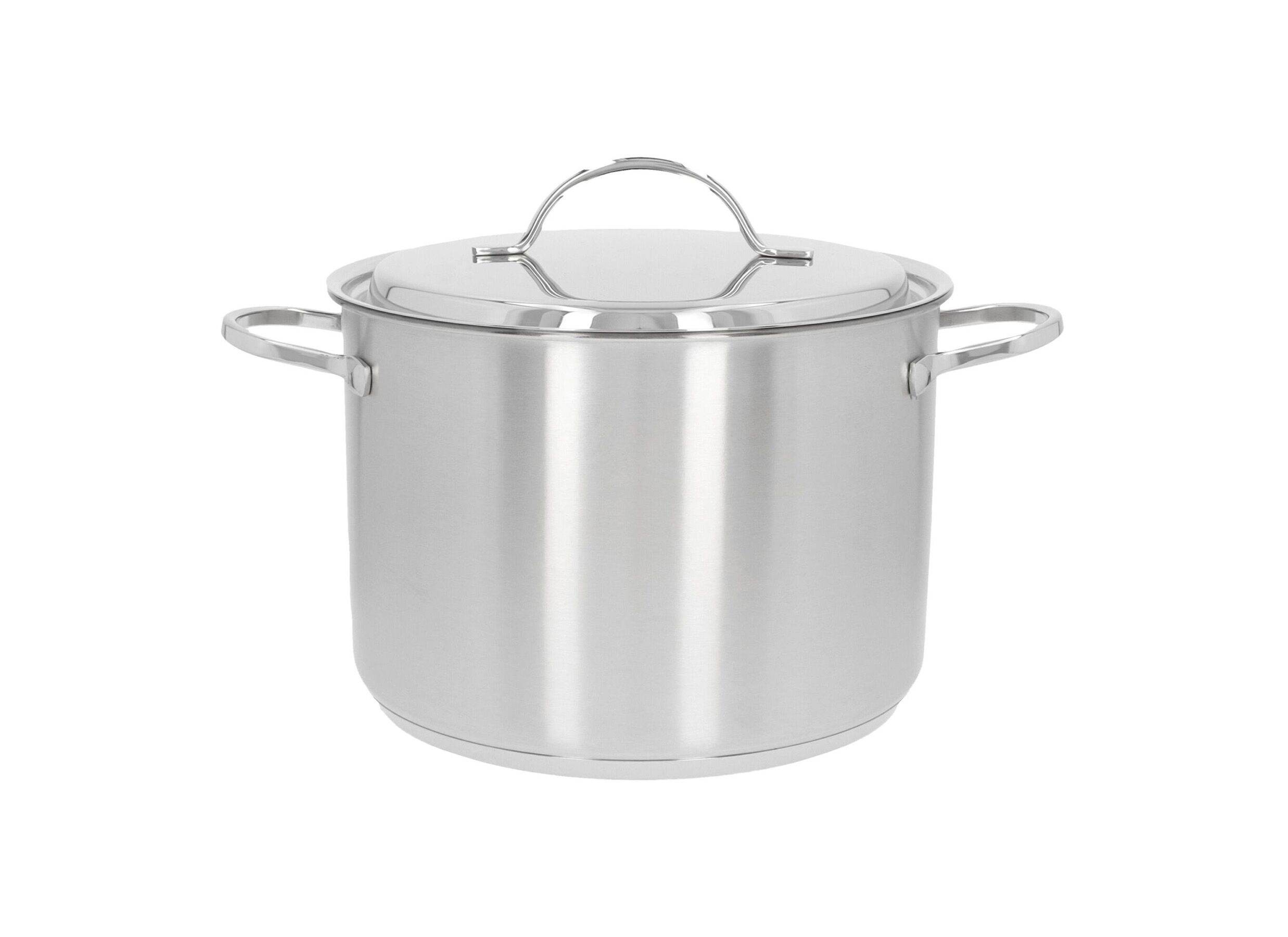 Plus Important - Marmite avec couverture Resto 3 Ø24cm 7L - acier inoxydable - Demeyere
