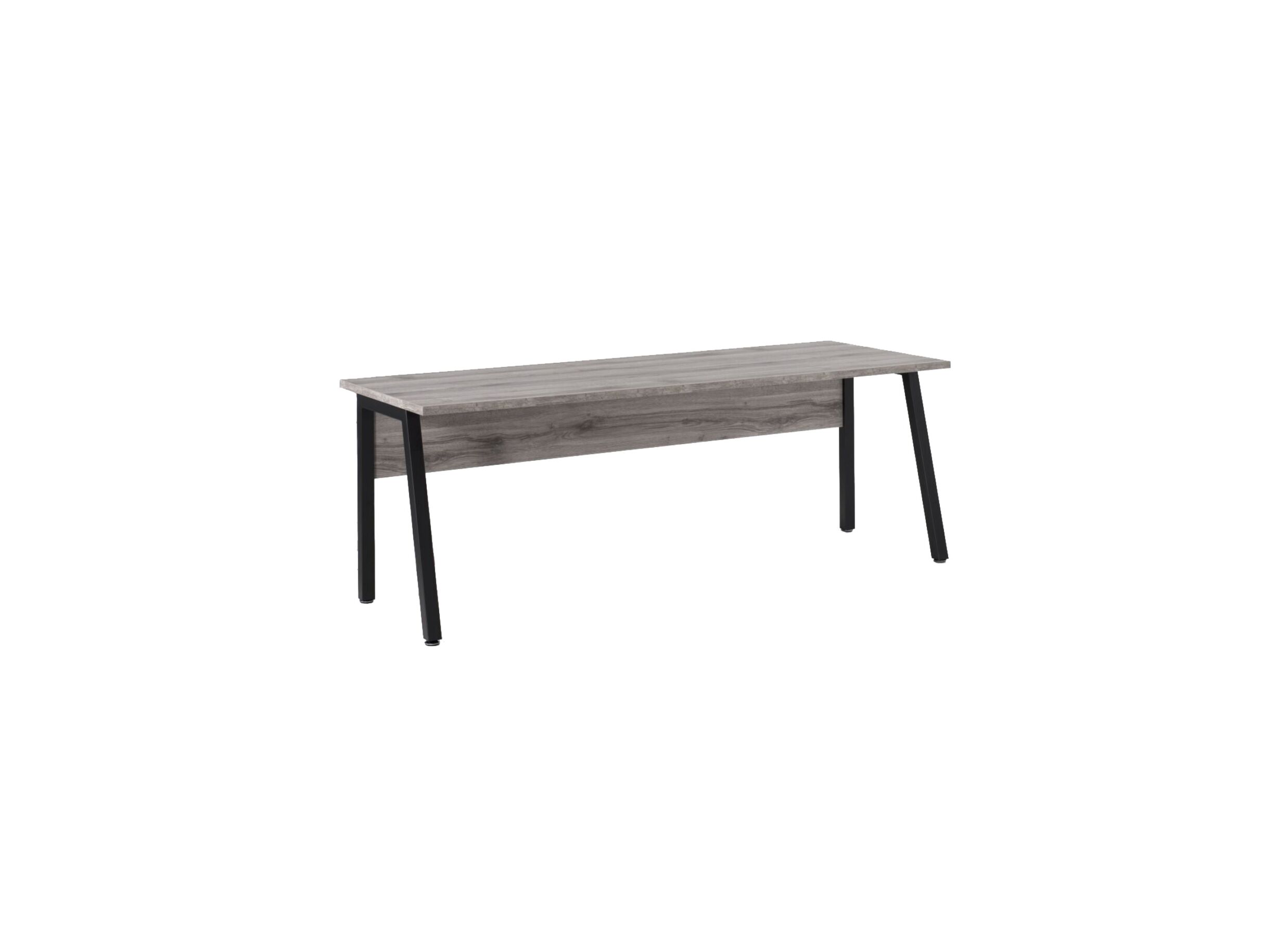 Bureau Pronto 2 200x80x73cm - melamine - sherman grijs