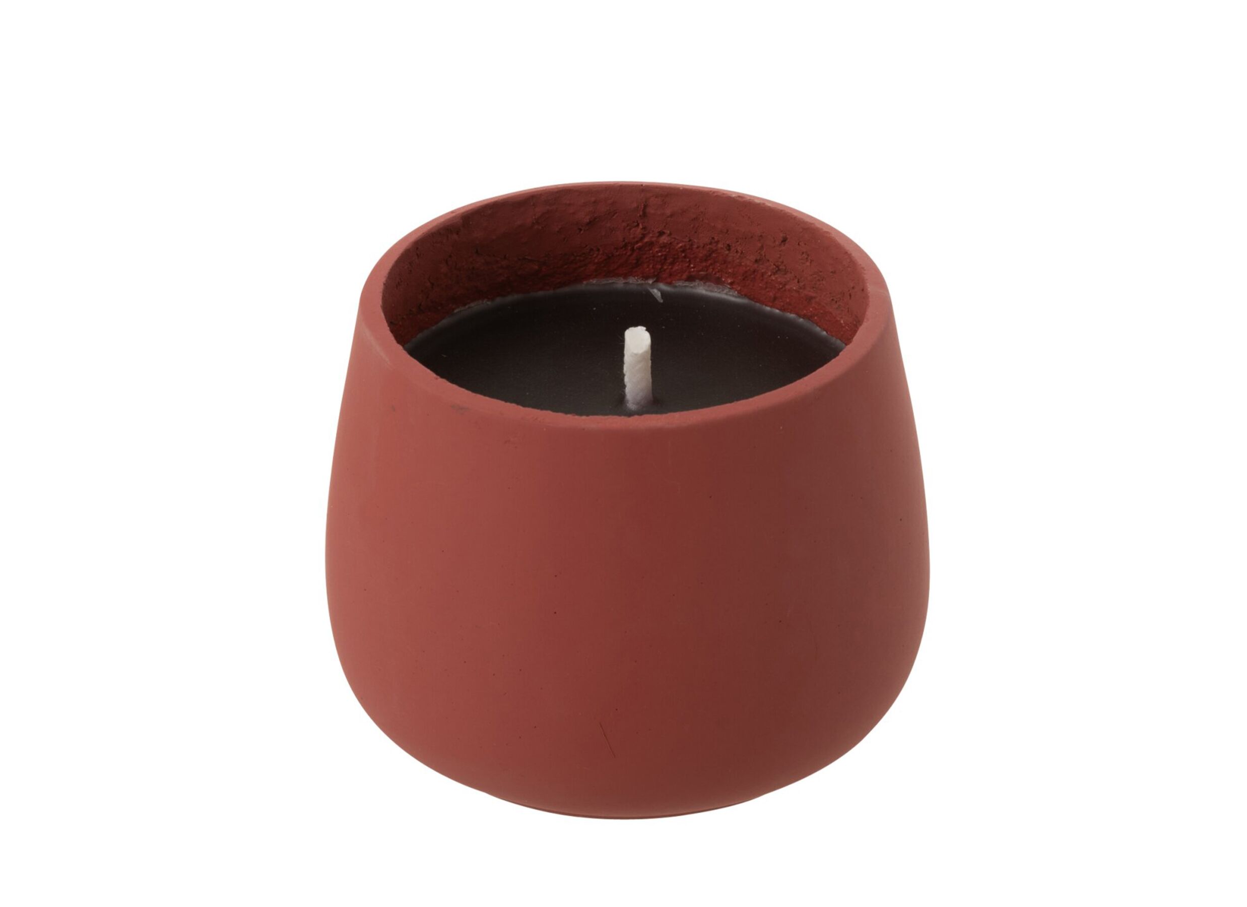 Plus Important - Bougie extérieur Cyra H11cm - ciment - rouge
