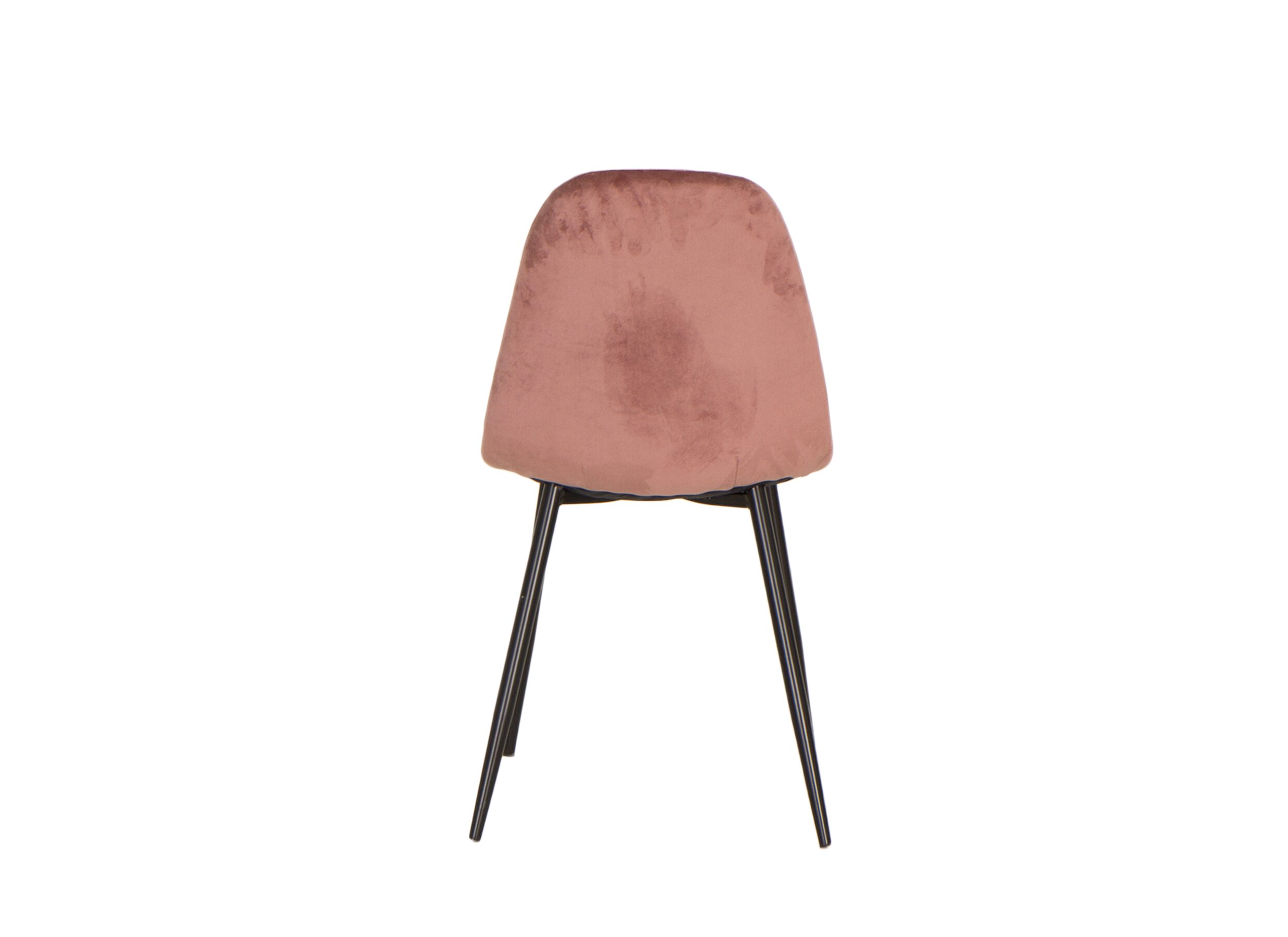 Chaise Charlton 44x53x87cm - velours - rose