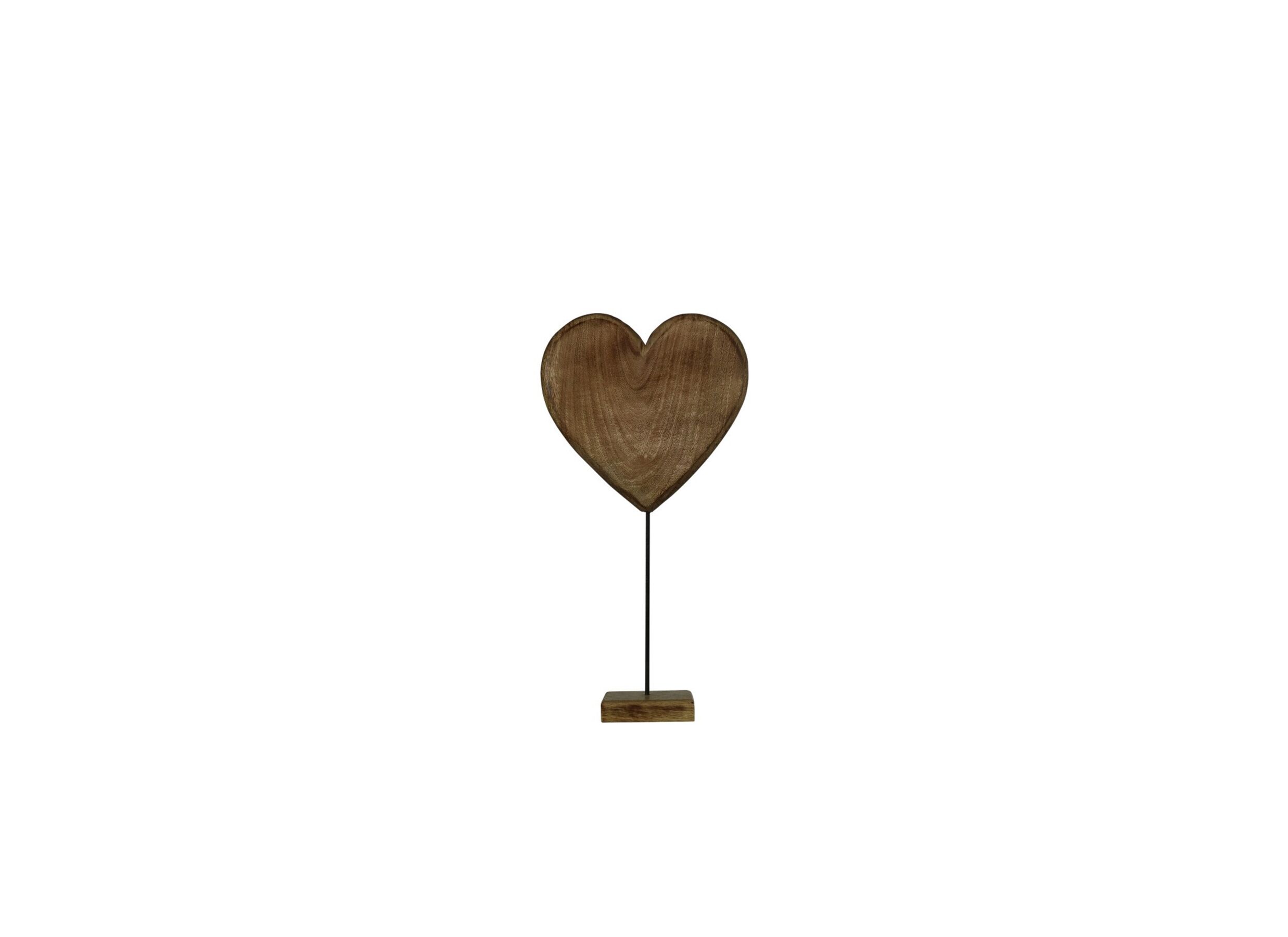 Deco Staand hart H27cm