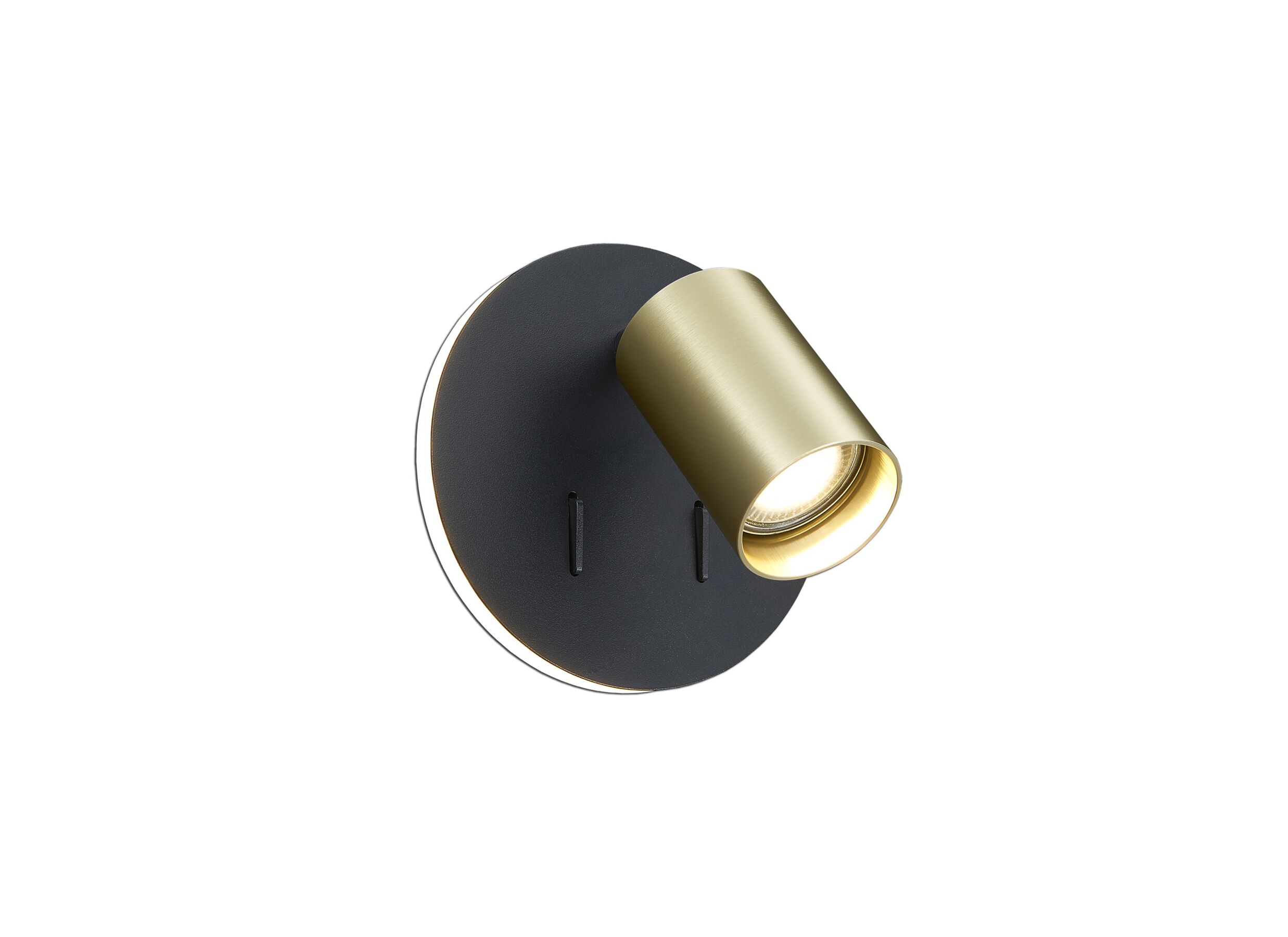 Hoofdfoto - Wandlamp geborsteld goud 5,5W GU10