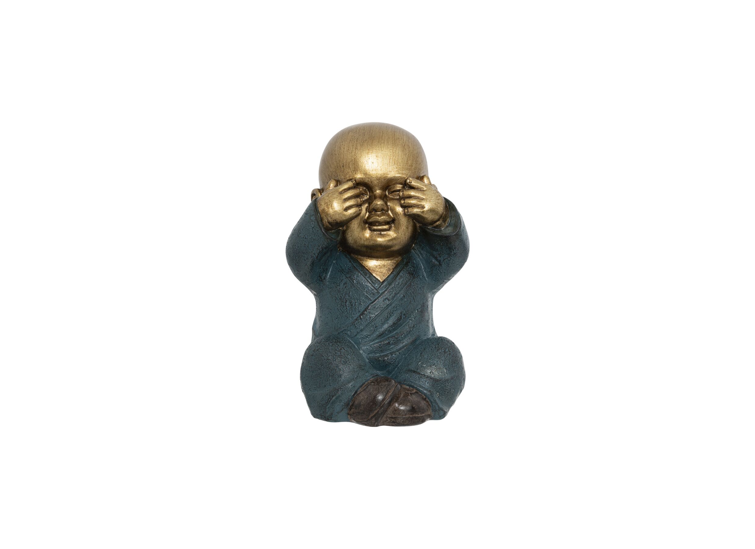 Aperçu - Statue bouddha Sagesse Jiling H21cm lot de 3