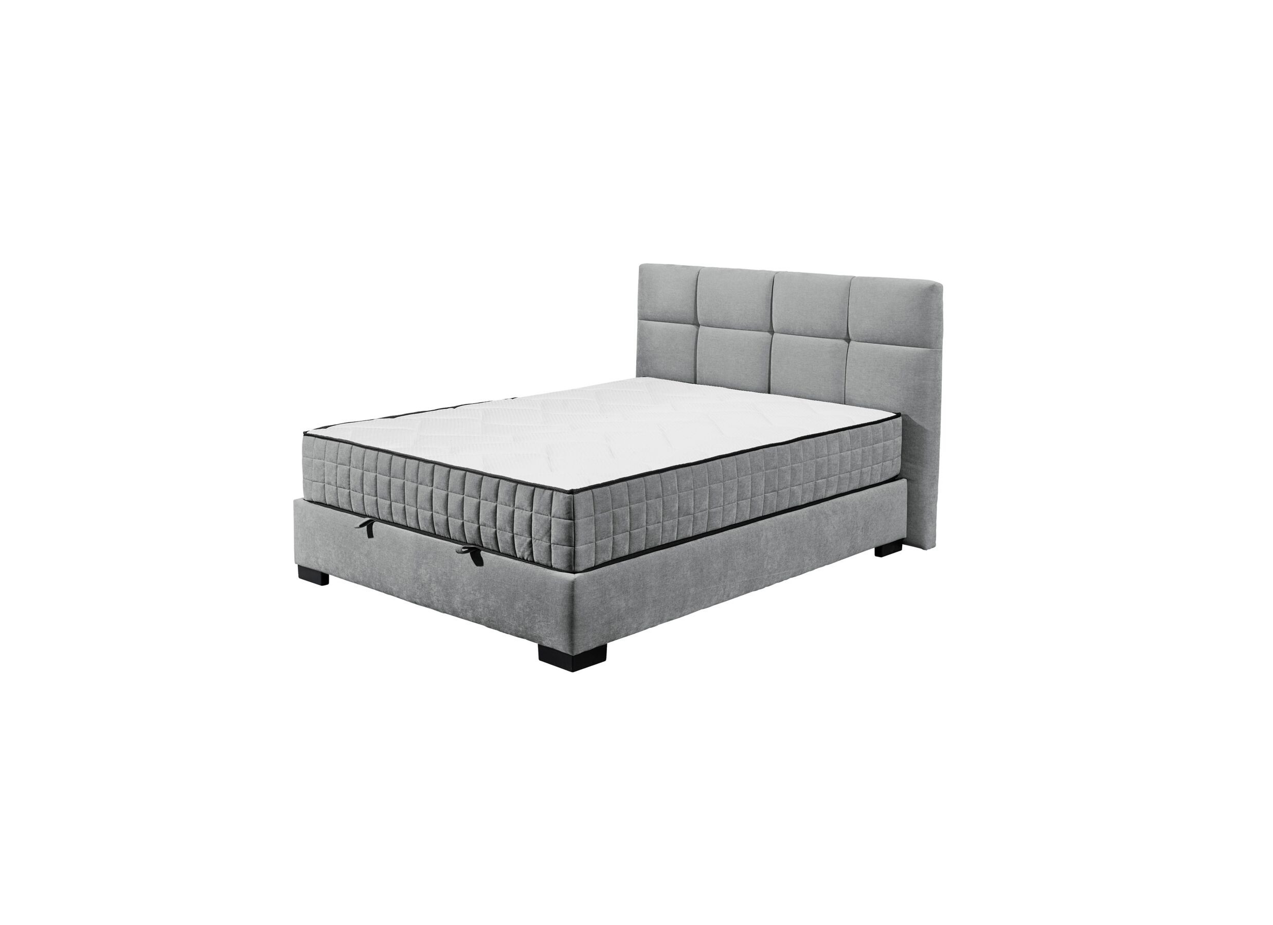 Hoofdfoto - Bedbox Nagol A 140x200cm met opbergruimte stof antraciet