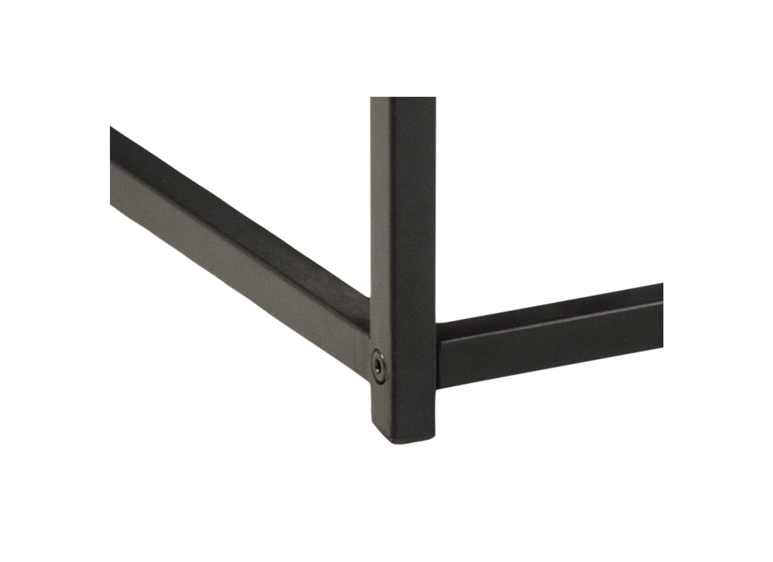 Detail - Table basse brun noir