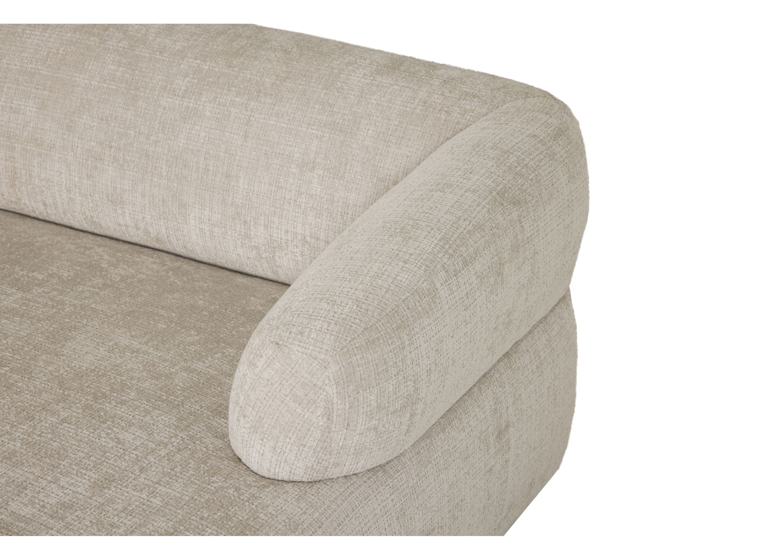 Detail - Canapé d'angle Bled 411x174cm - tissu - sable