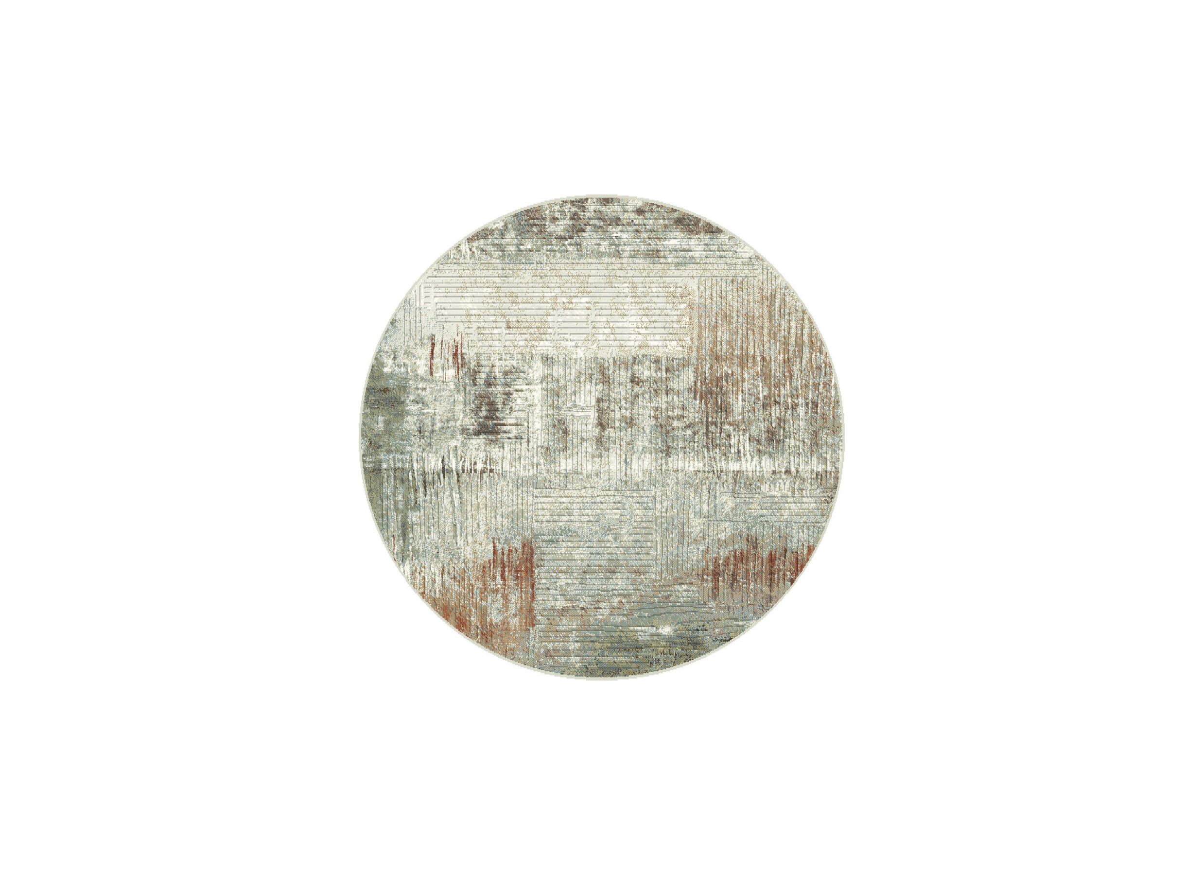 Rond tapijt Aspero Ø120cm - polyester - multicolor