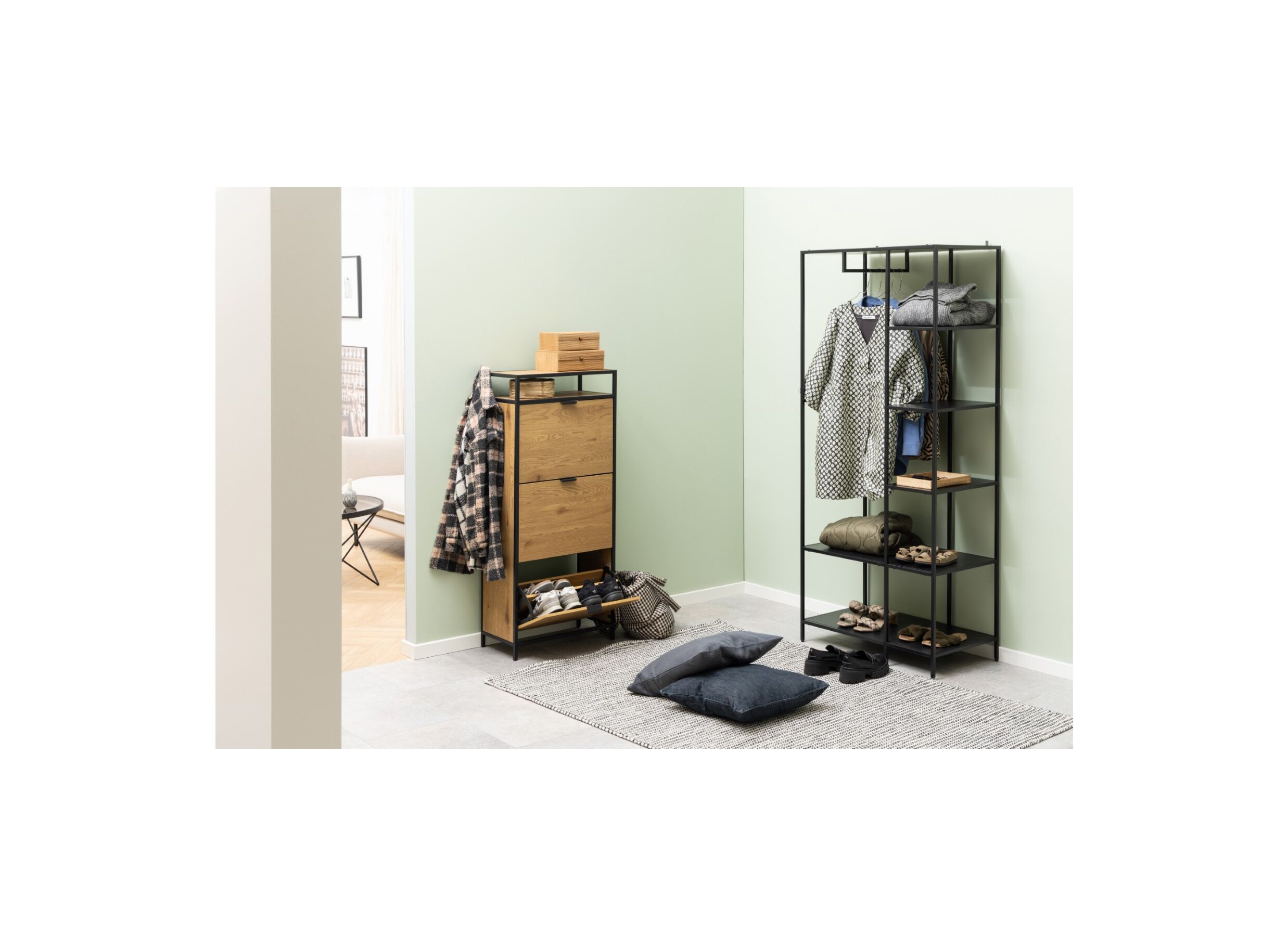 Armoire à chaussures 56x30x129cm
