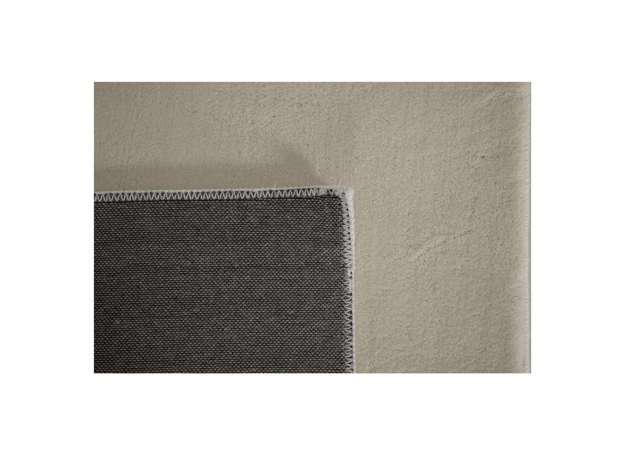 Detail - Tapis Elissa 70x140cm - fibre de polyester - blanc craie