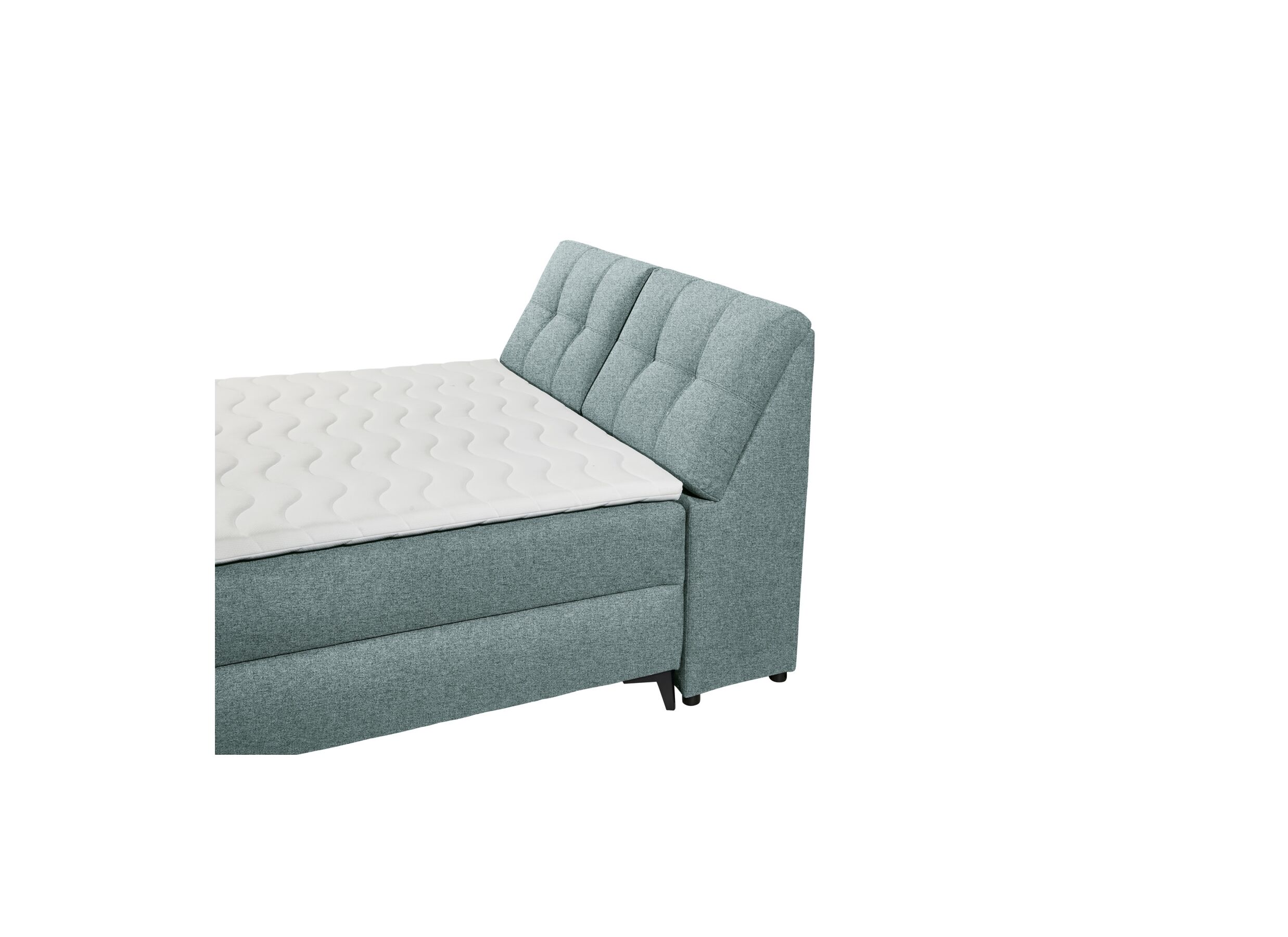 Bedbox Atlantis 140x200cm met opbergruimte stof munt