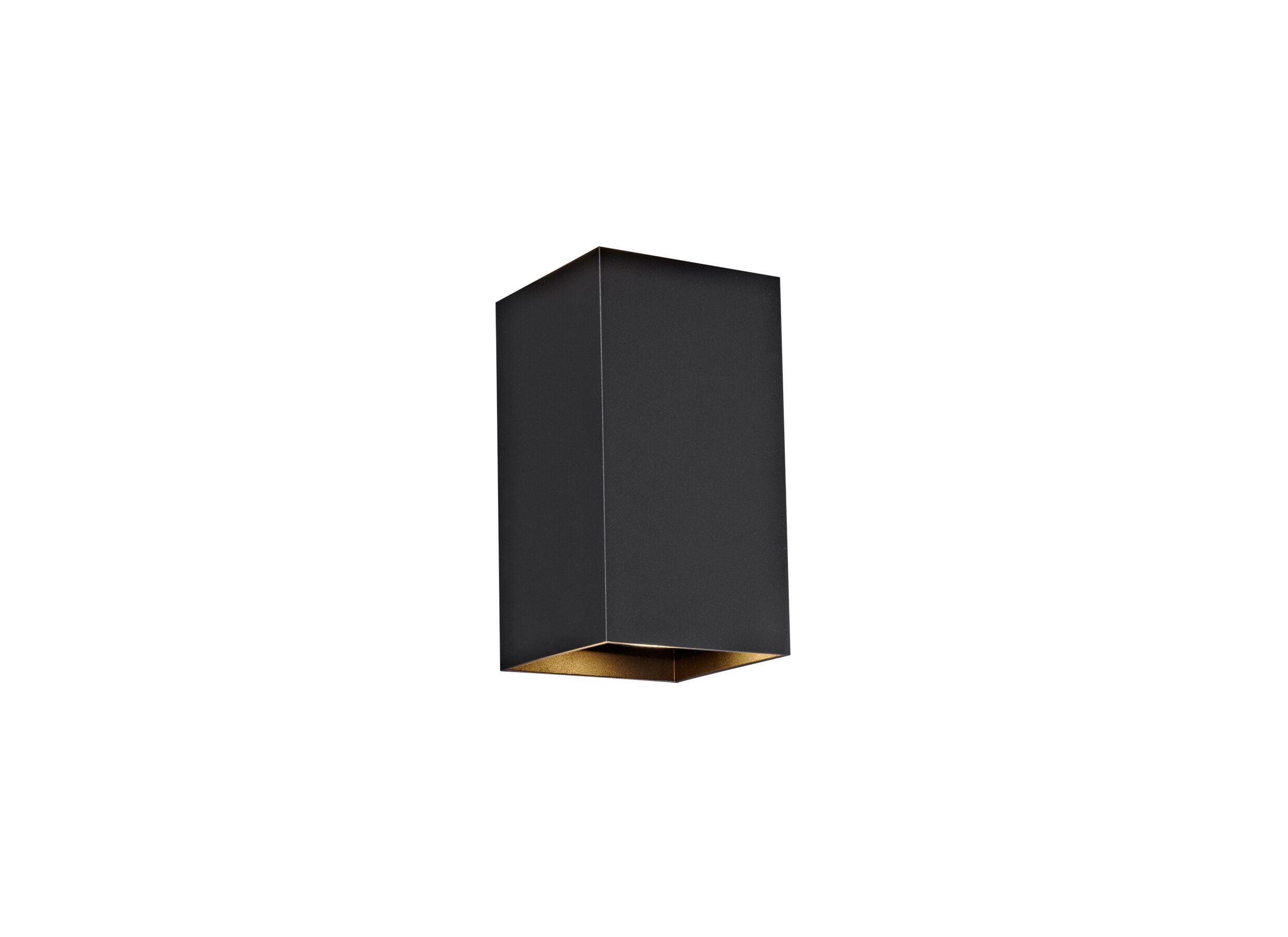 Wandlamp zwart 2x50W GU10