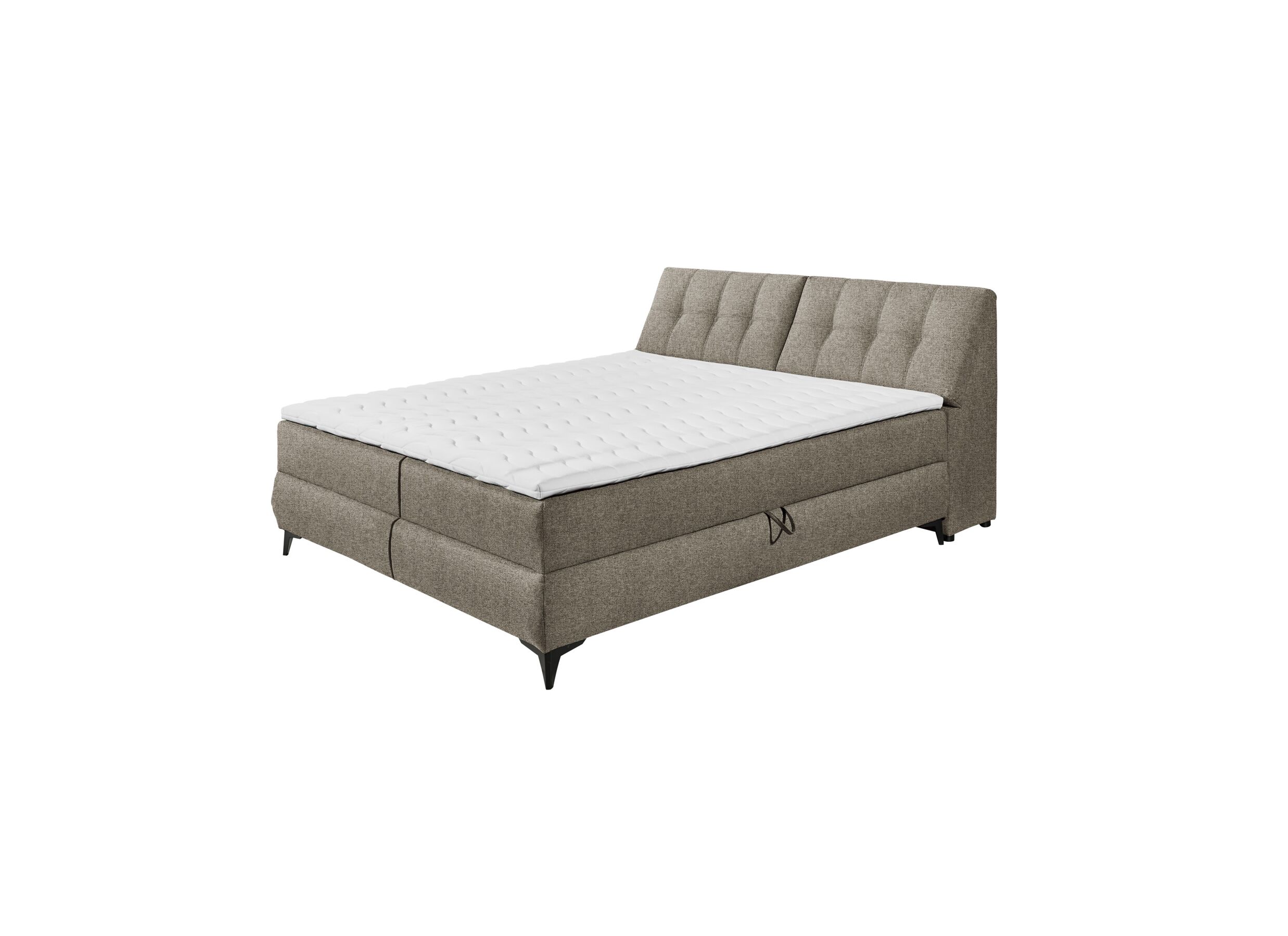 Bedbox Atlantis 180x200cm met opbergruimte stof espresso