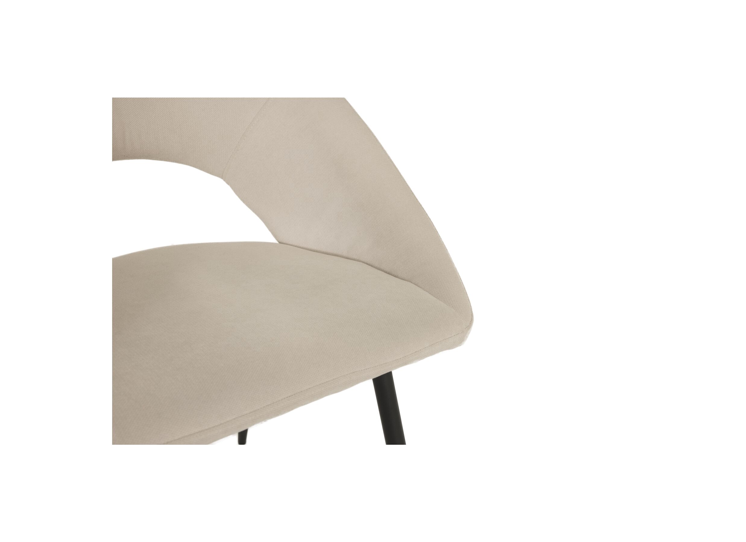 Detailfoto - Stoel Imago 57,5x54,8x82.5cm - stof - beige