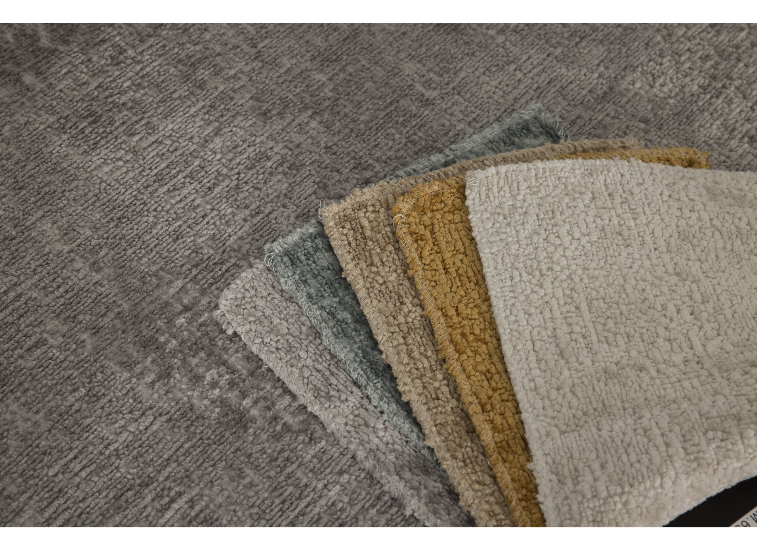 Couleurs - Canapé d'angle Space 224x313cm - tissu - drizzle