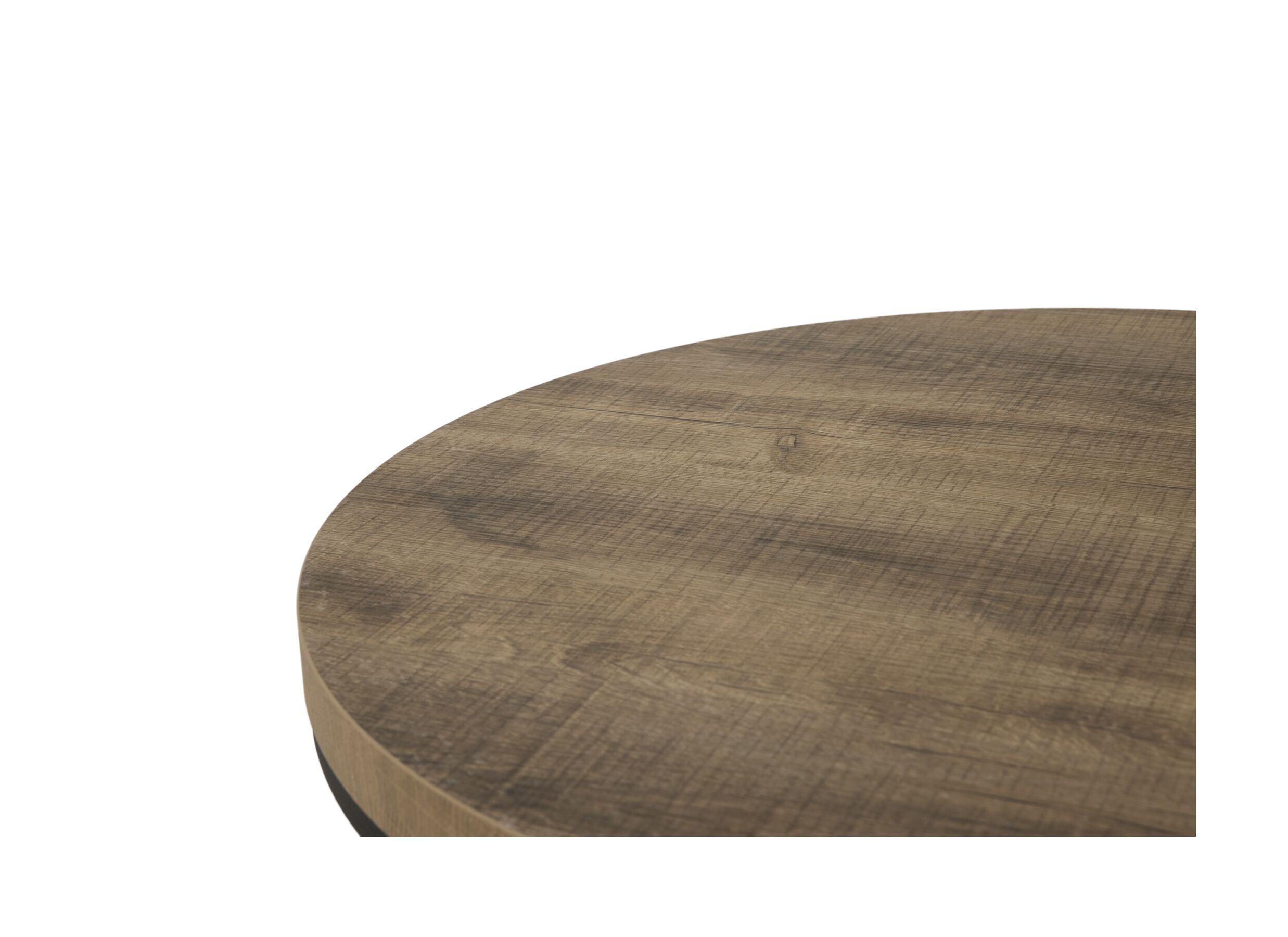 Detailfoto - Bijzettafel SL2303 Ø76xH45,5cm/Ø56xH38,5cm - metaal/decor - tropix set van 2