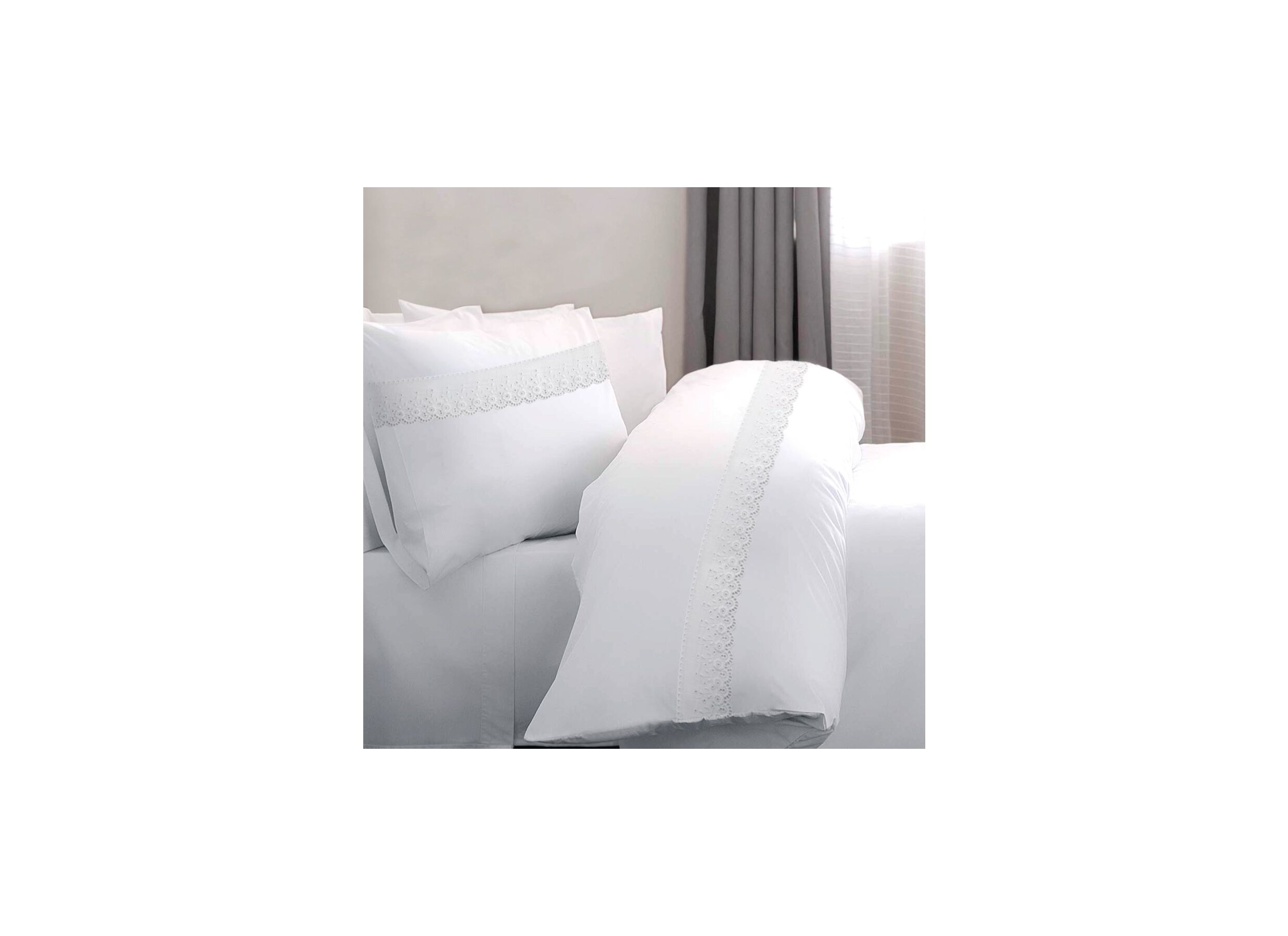 Foto ambiance - Housse de couette Vienna 200x200/220cm coton