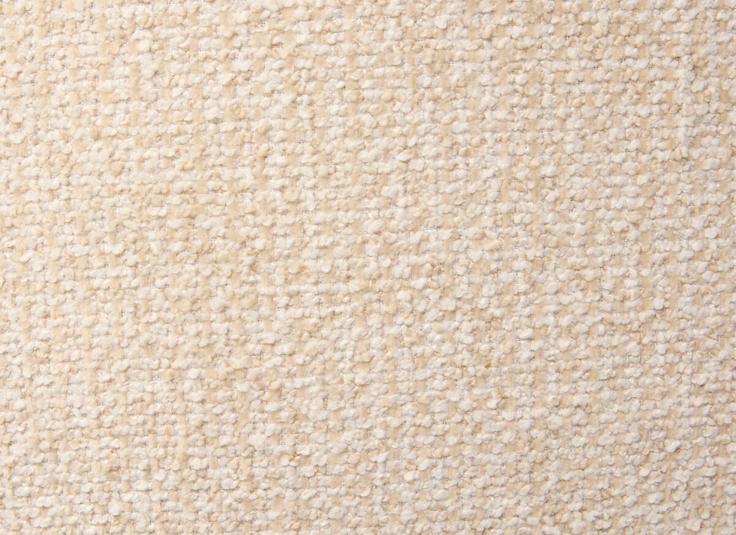 Detail - Pouf Elior avec rangement Ø60cm - bouclé - crème