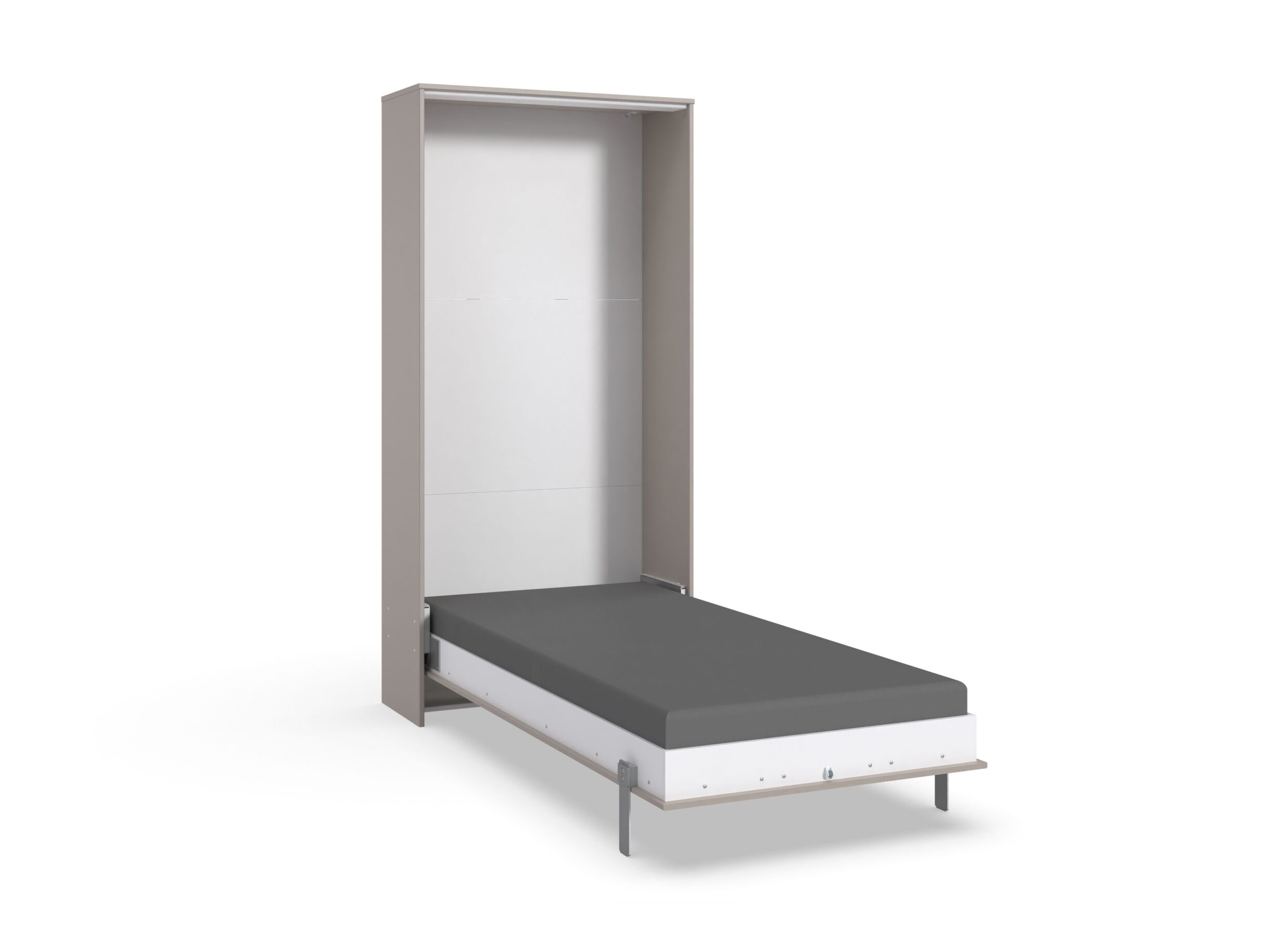 Opklapbed Juist 90x200cm - decor - sahara grijs - Lit pliant Juist 90x200cm - décor - sahara gris