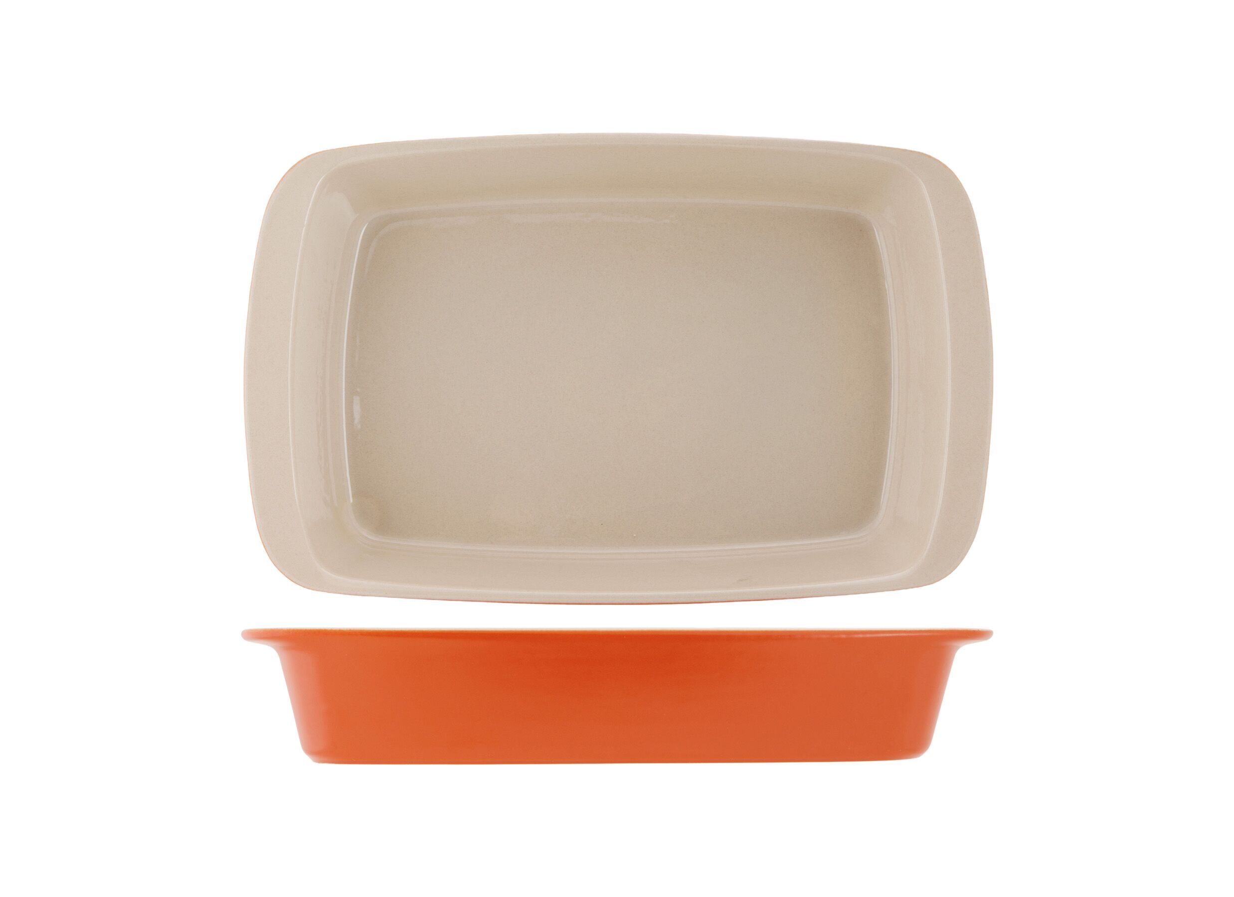 Overzichtsfoto - Ovenschaal Fontestic 34x21,5cm - stoneware - roest
