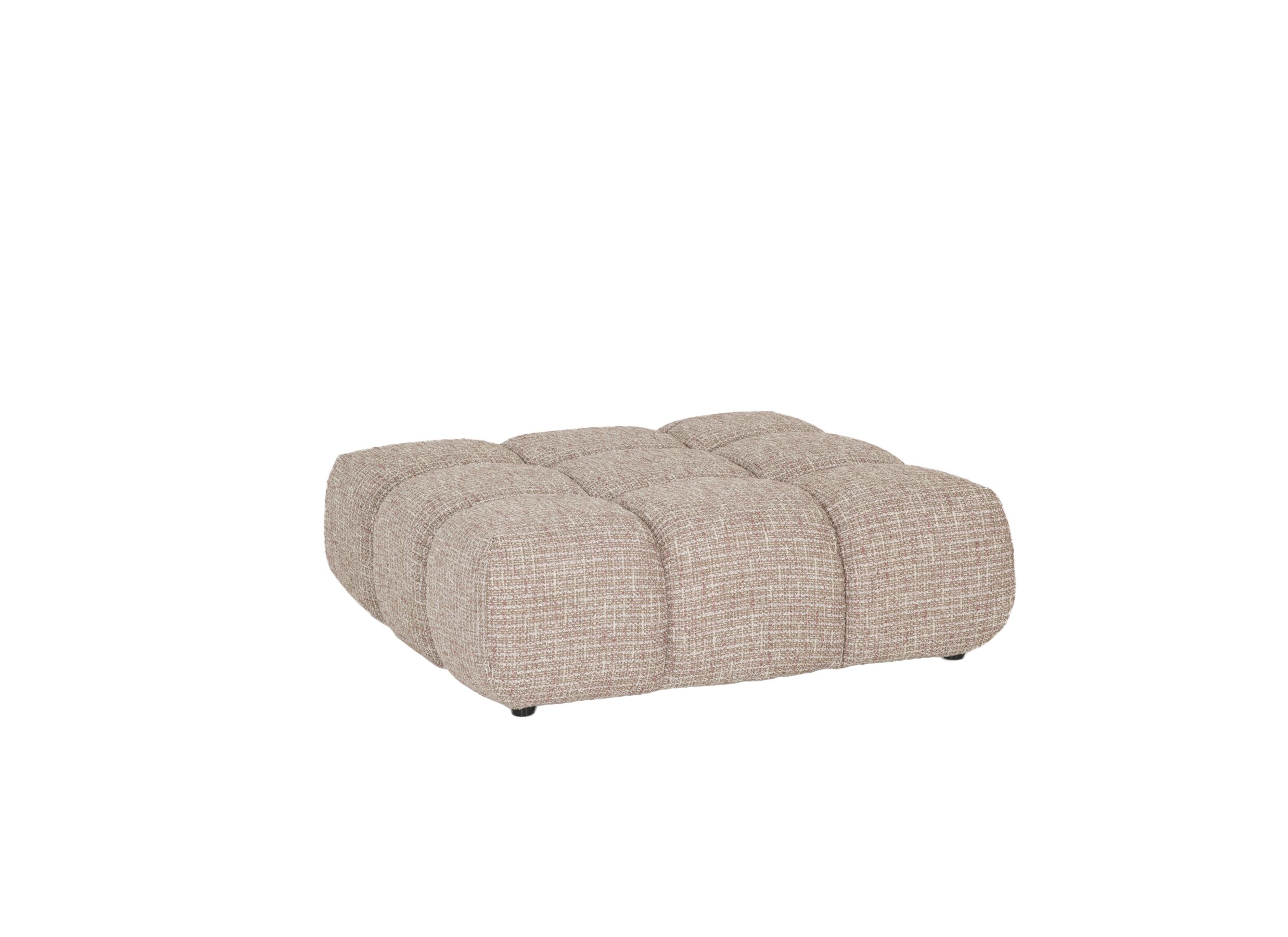 Poef Parkaway 120x120cm stof roze - Pouf Parkaway 120x120cm stof rose