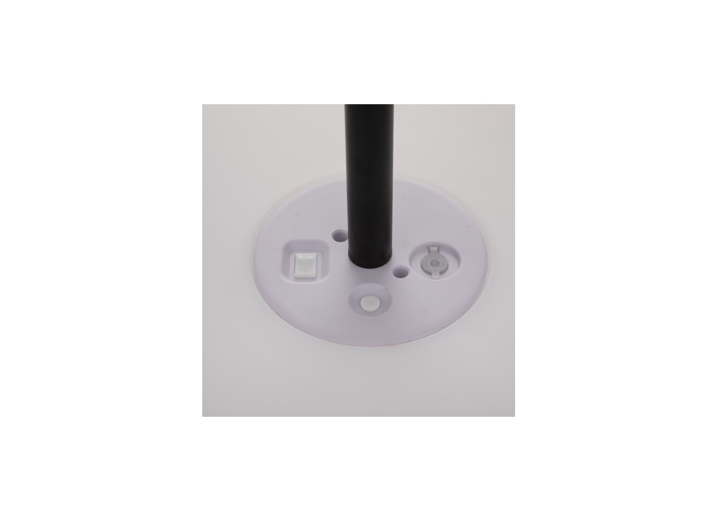 Detail - Lampadaire Rony LED H150cm - métal/plastique - blanc