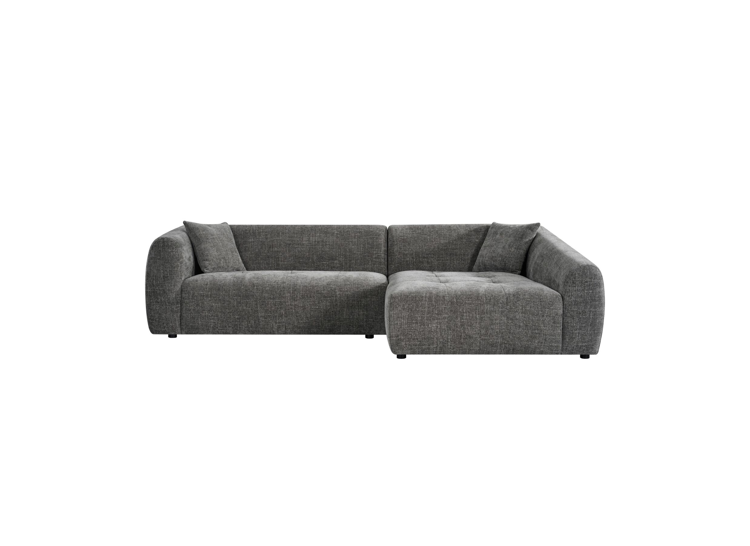 Aperçu - Canapé d'angle Maui fibre polyester - gris
