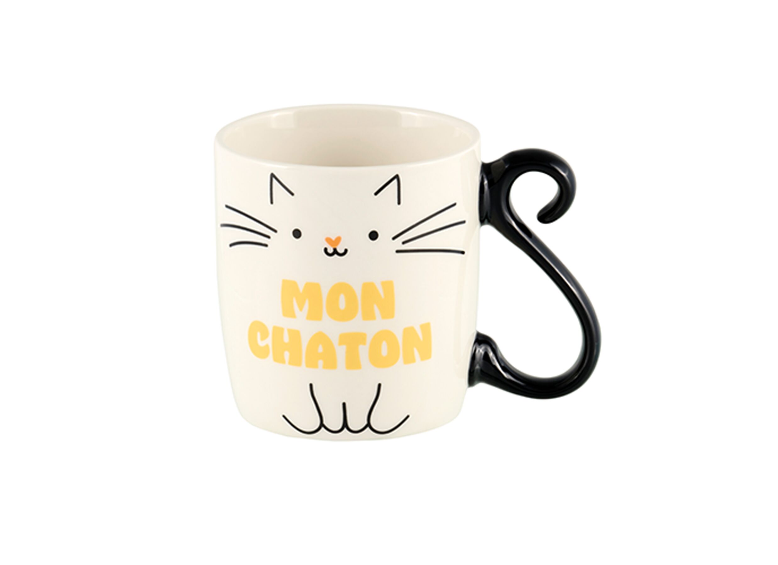 Mok Houba Mon Chaton 50cl - porselein - multicolor - Mok Houba Mon Chaton 50cl - porselein - multicolor