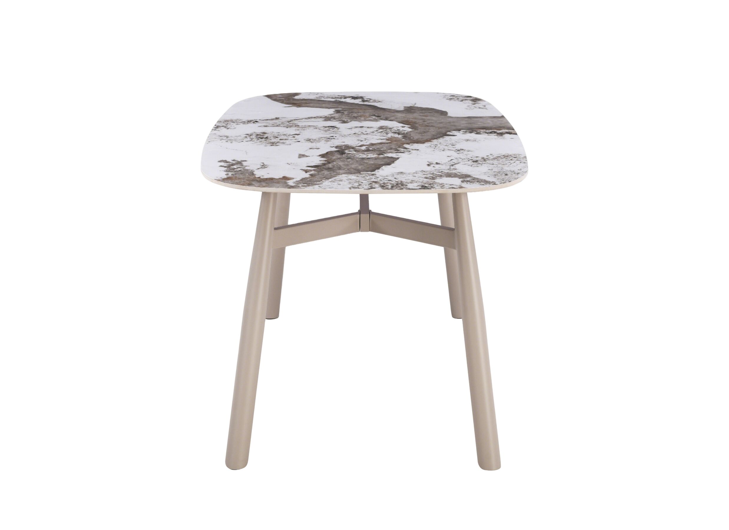 Aperçu - Table Stannis 180x90cm - céramique - beige