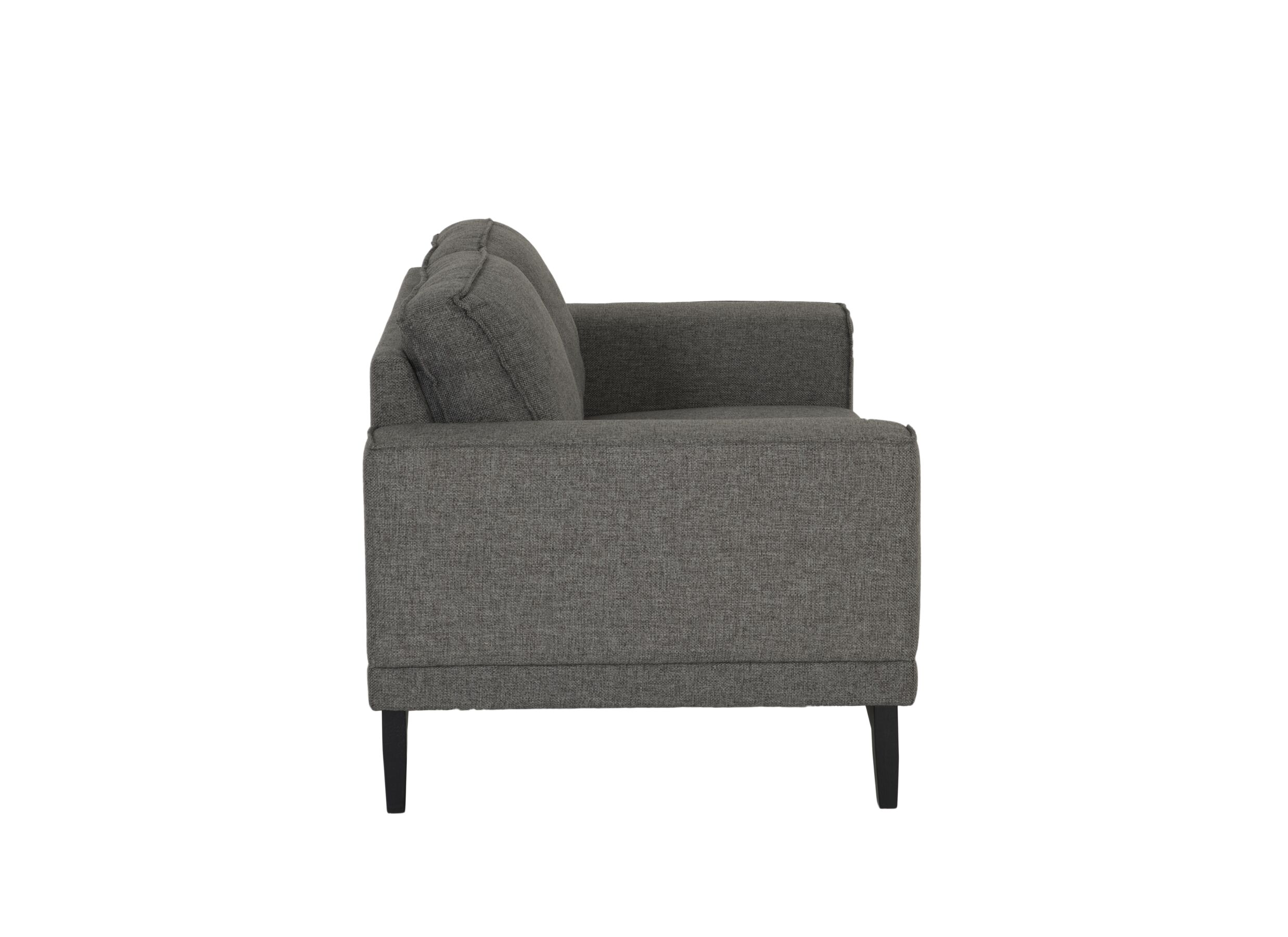 Aperçu - Canapé Colt 3 places - tissu - gris