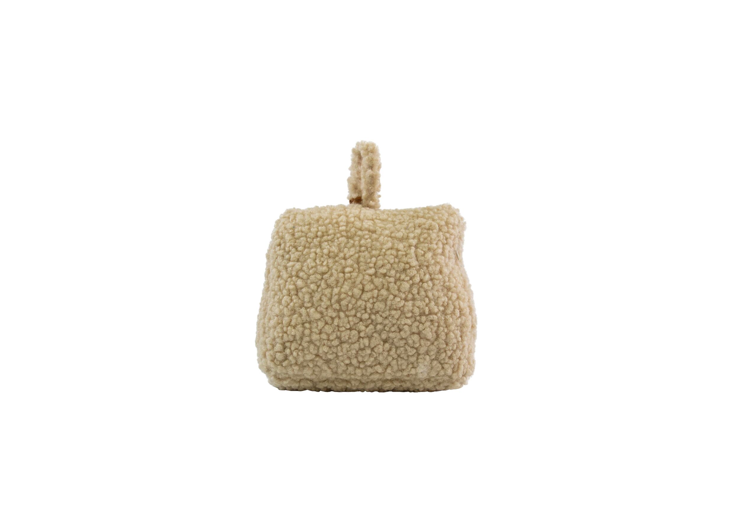 Overzichtsfoto - Deurstopper Teddy 18cm - polyester - beige