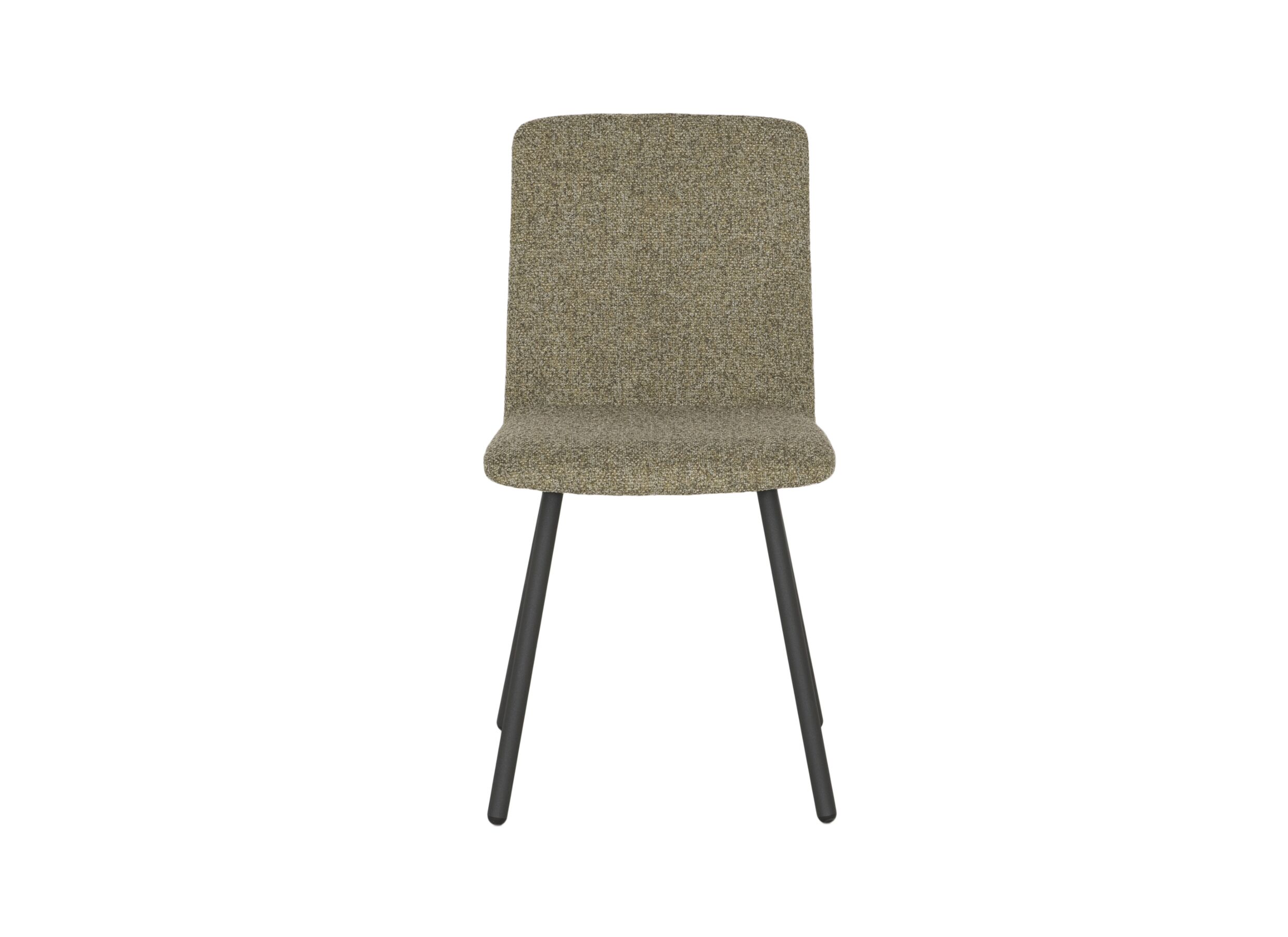 Chaise Pisa 44,5x55,5x82cm - fibre polyester/acier - moss